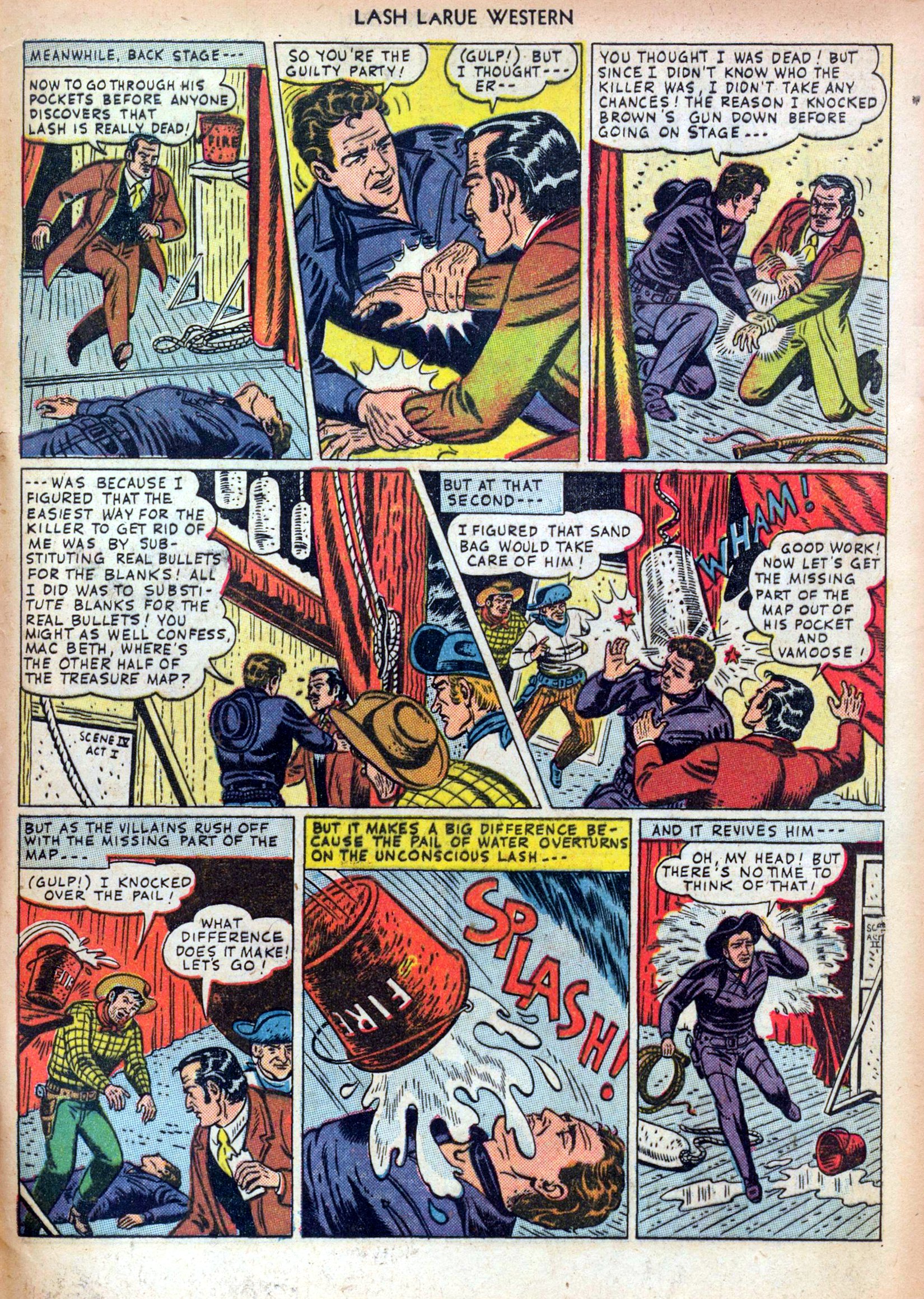 Read online Lash Larue Western (1949) comic -  Issue #4 - 33