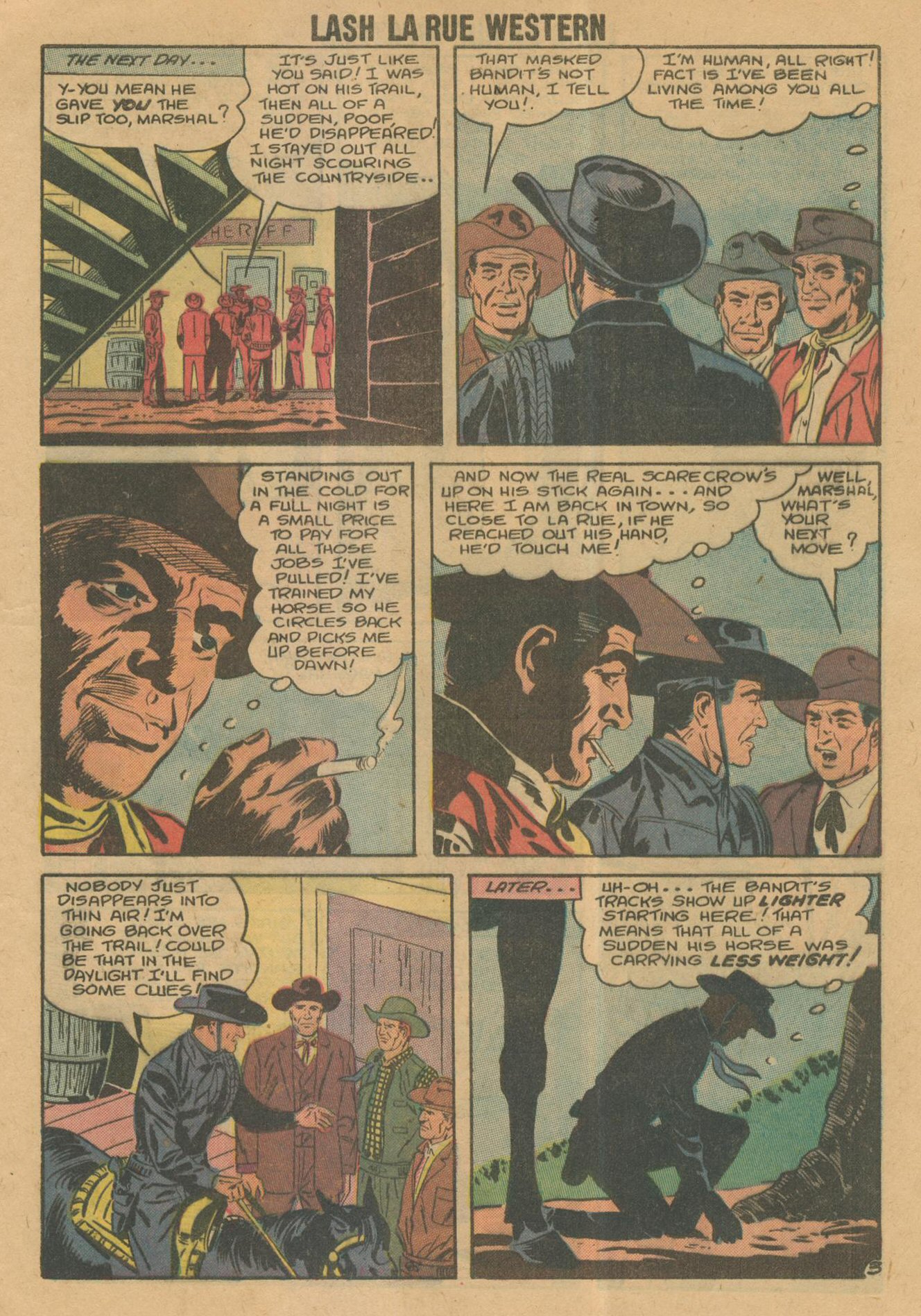 Read online Lash Larue Western (1949) comic -  Issue #69 - 4