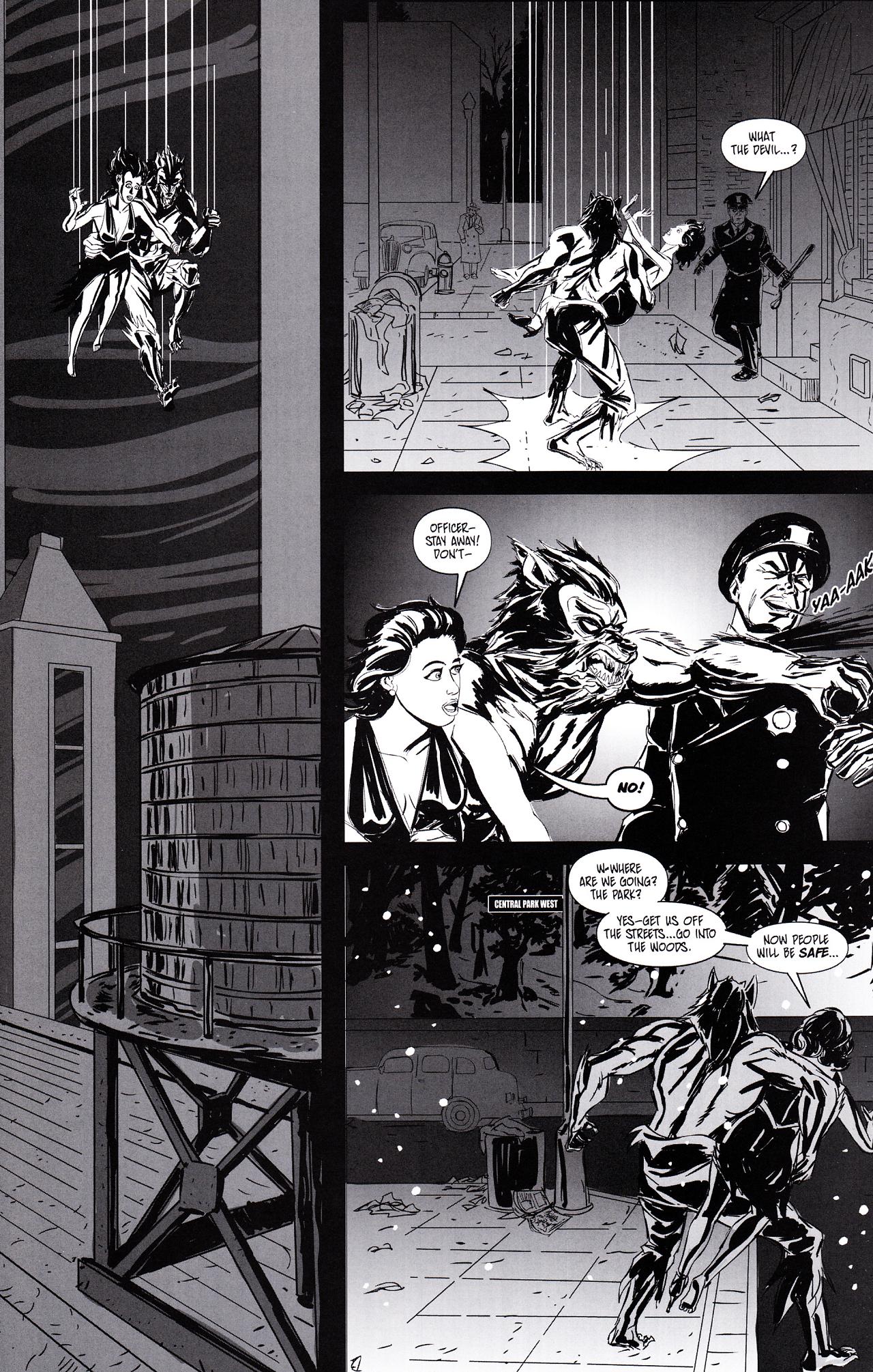 Read online Return of the Monsters: The Spider vs Werewolf comic -  Issue # Full - 23