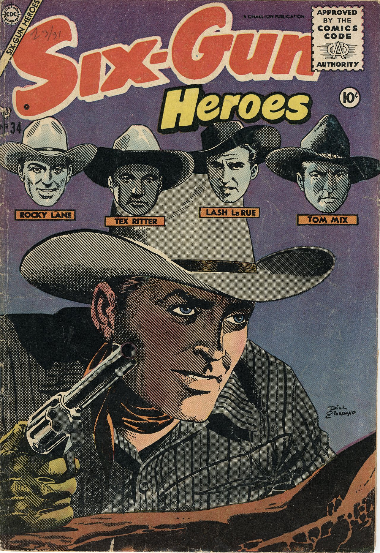 Read online Six-Gun Heroes comic -  Issue #34 - 1