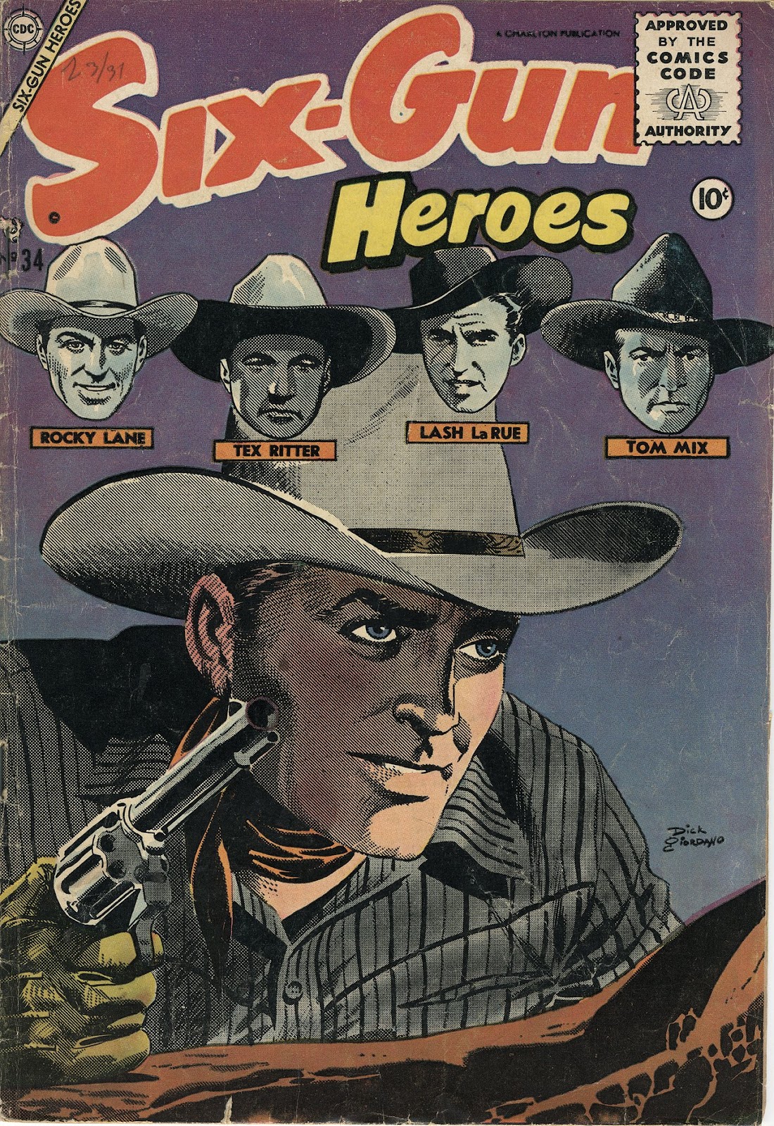 Six-Gun Heroes 34 Page 1