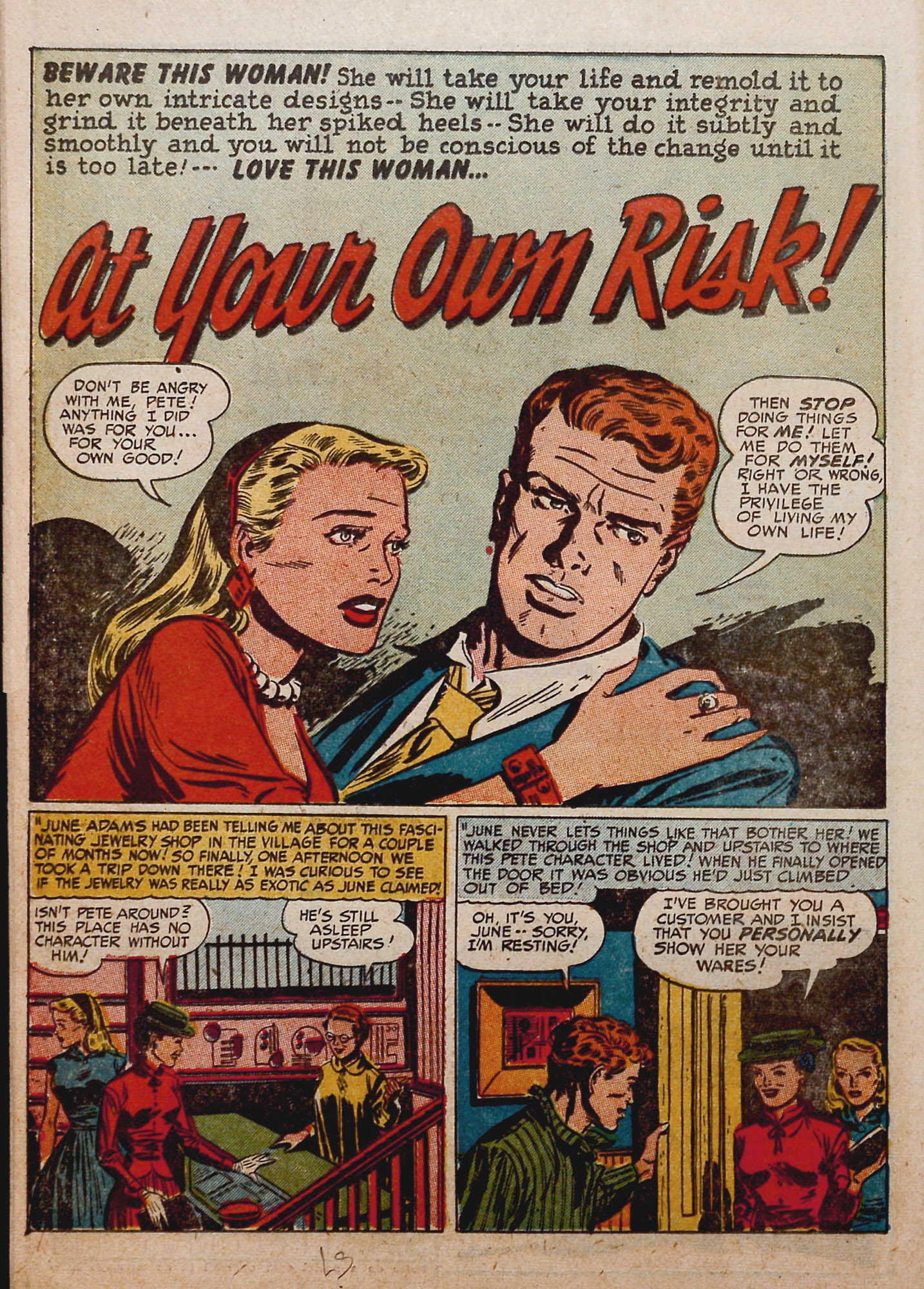 Read online Young Love (1949) comic -  Issue #10 - 14