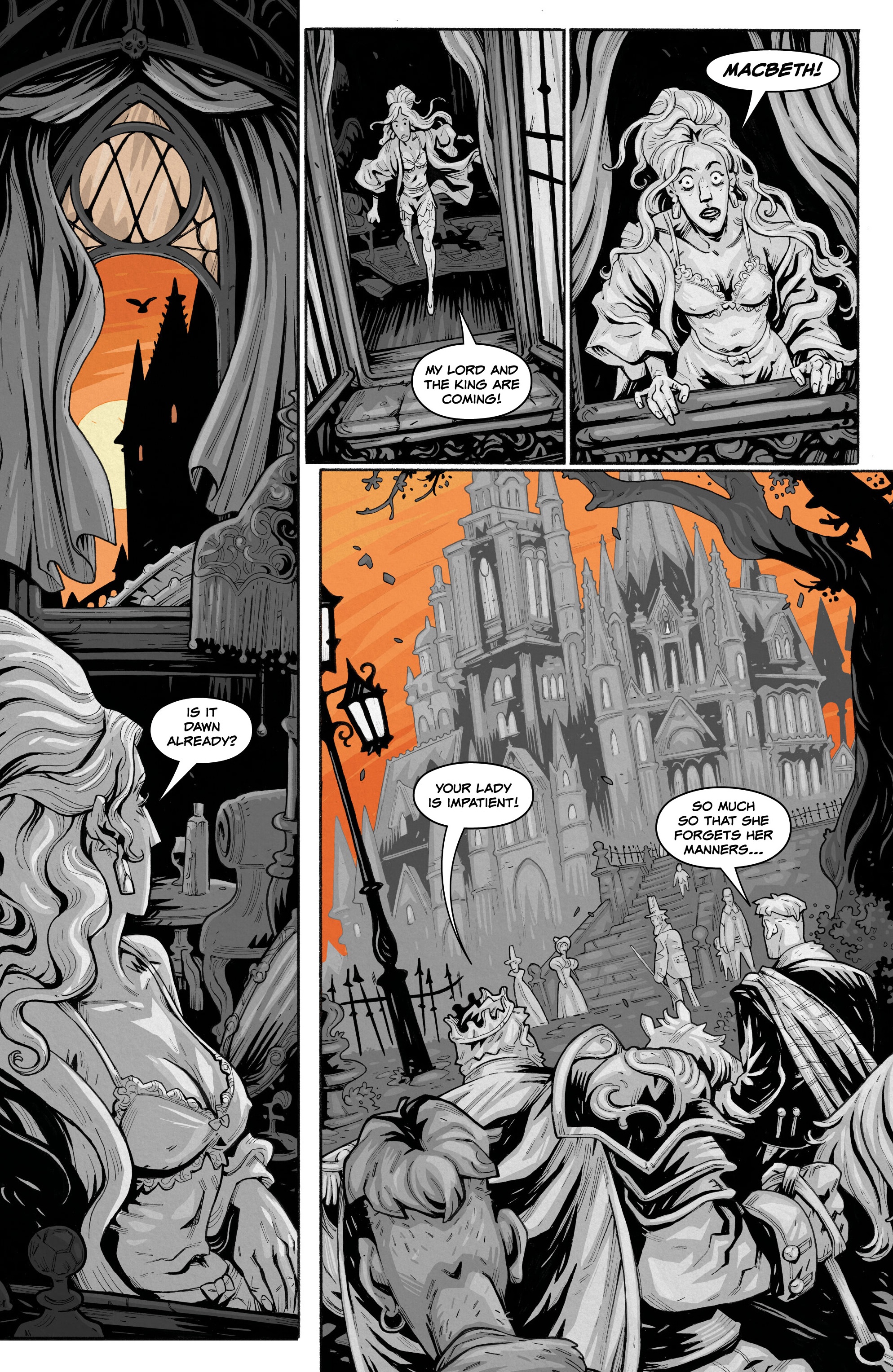 Read online Macbeth: A Tale of Horror comic -  Issue # TPB - 27