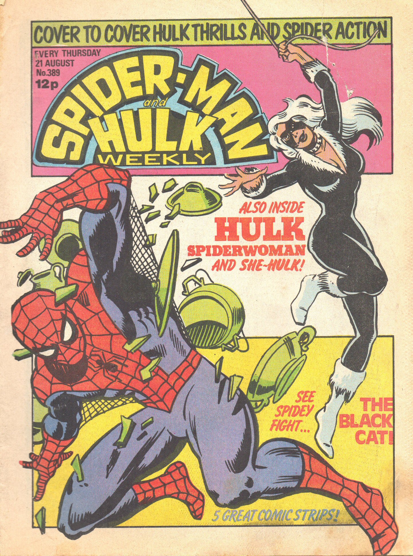 Read online Spider-Man and Hulk Weekly comic -  Issue #389 - 1