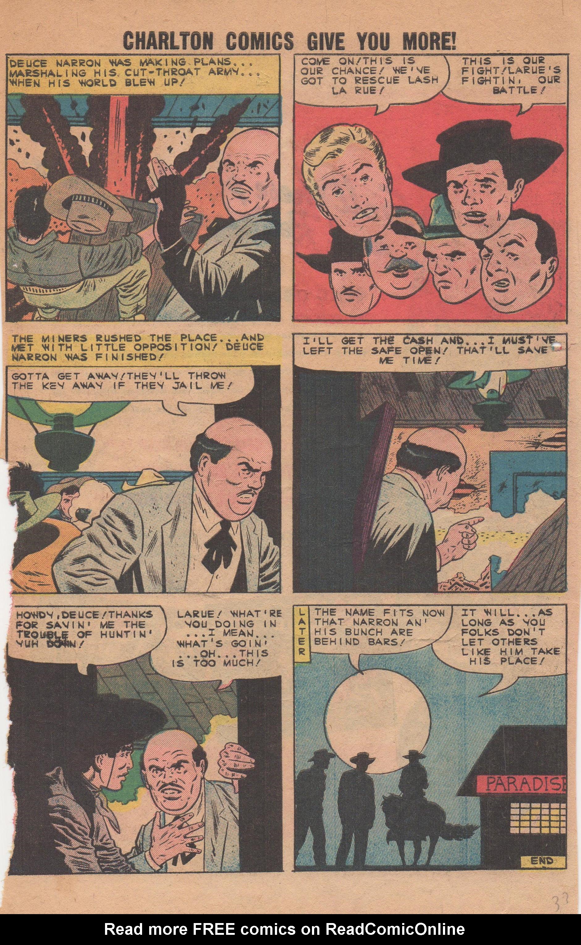 Read online Lash Larue Western (1949) comic -  Issue #82 - 33