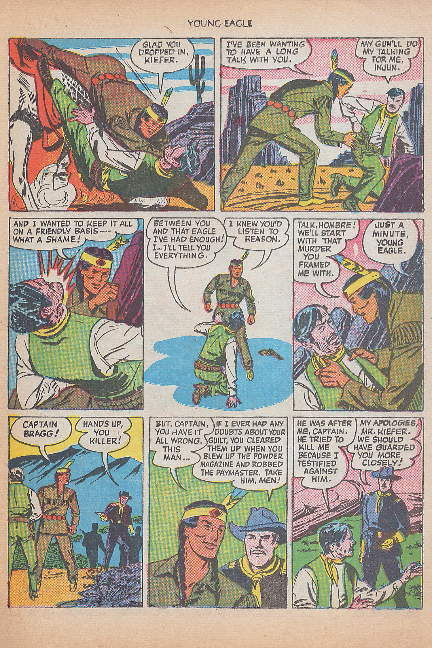 Read online Young Eagle comic -  Issue #3 - 15