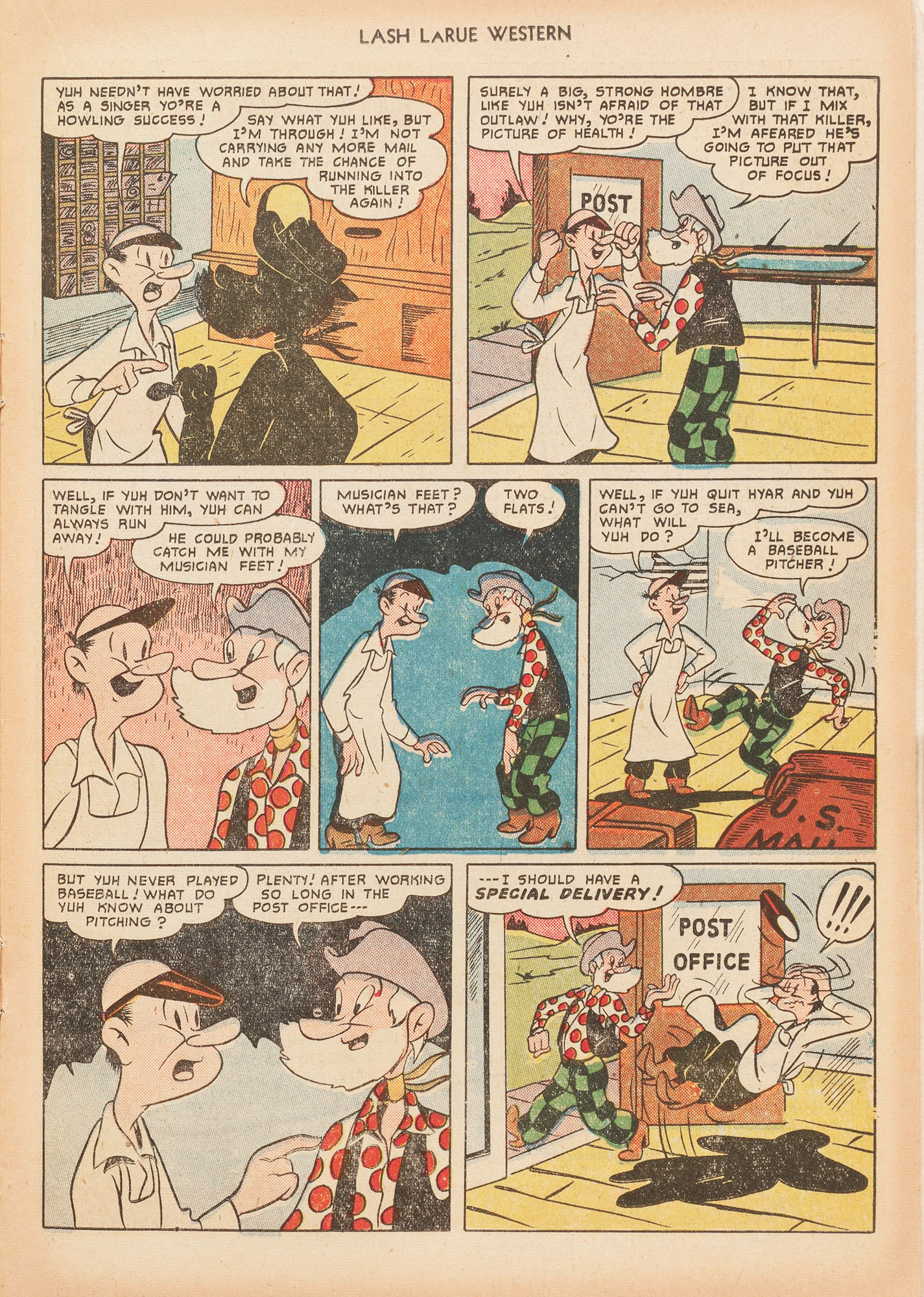 Read online Lash Larue Western (1949) comic -  Issue #16 - 15