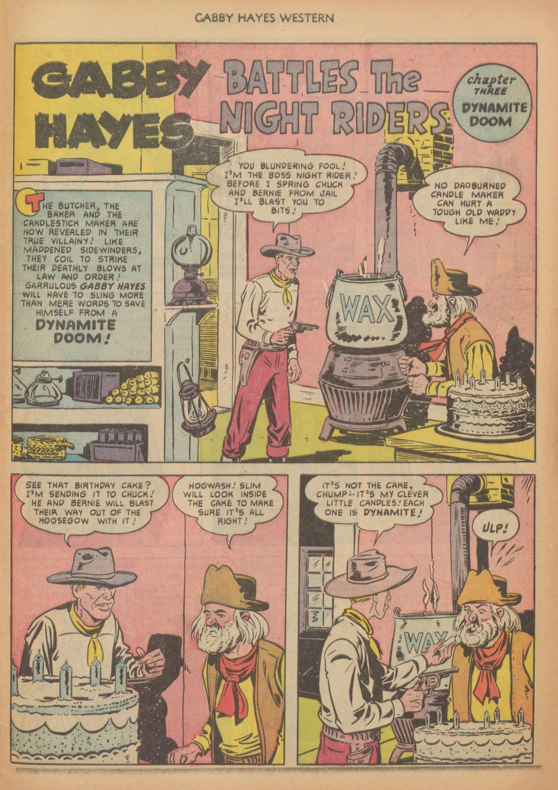 Read online Gabby Hayes Western comic -  Issue #30 - 29