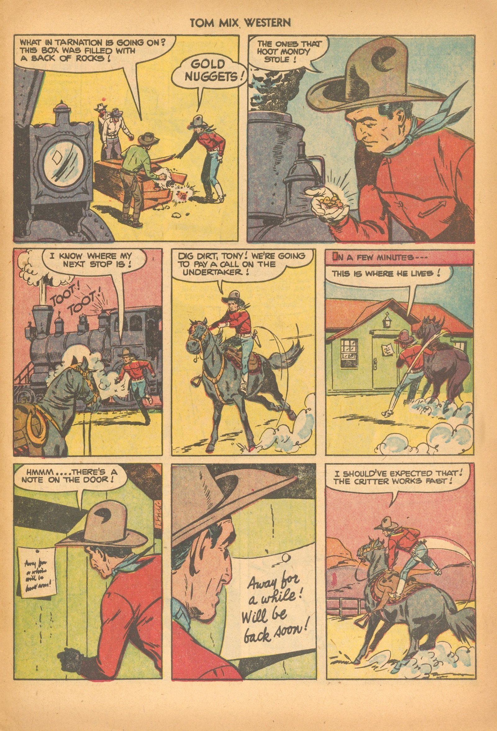 Read online Tom Mix Western (1948) comic -  Issue #49 - 31