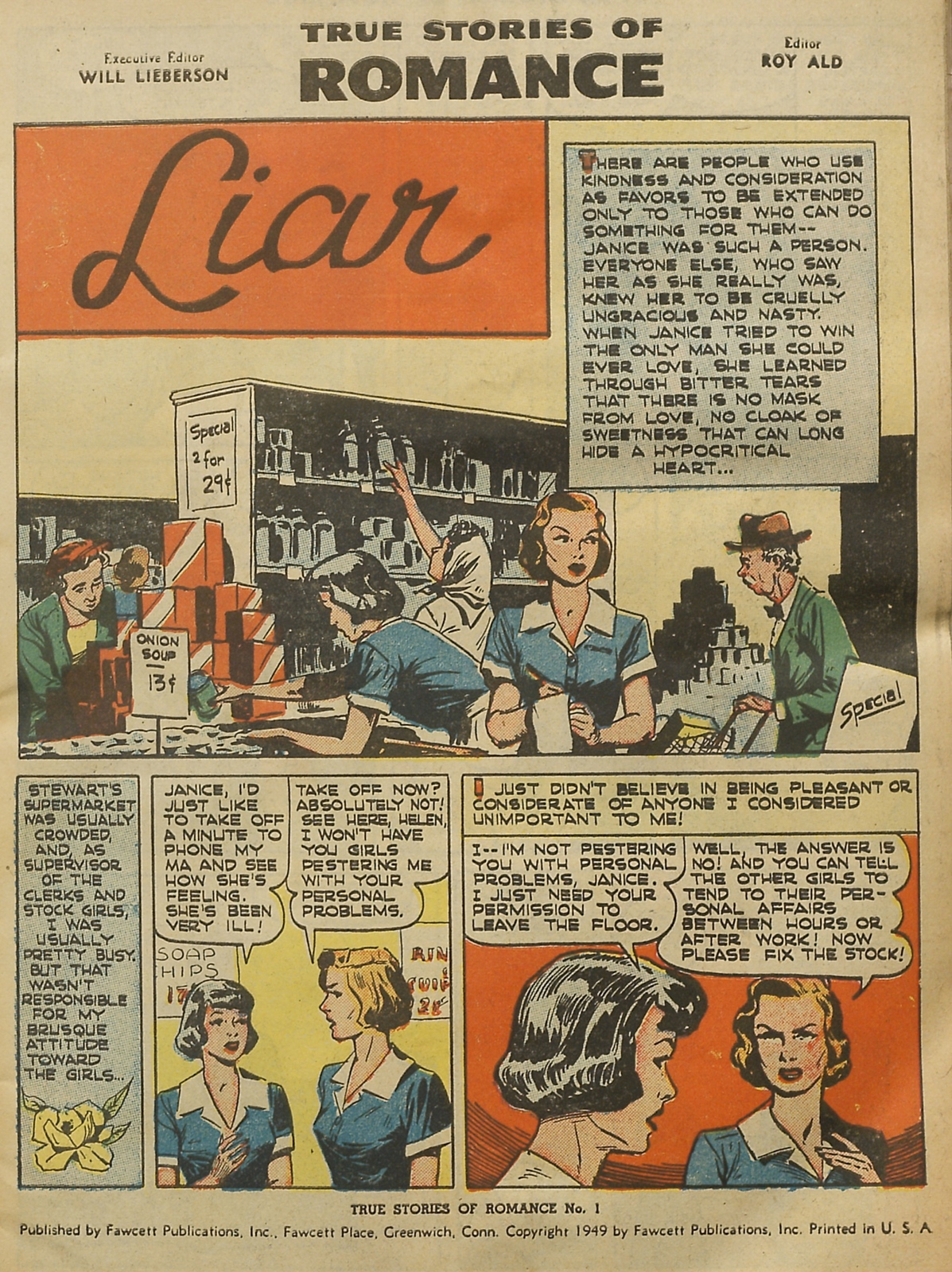 Read online True Stories of Romance comic -  Issue #1 - 3