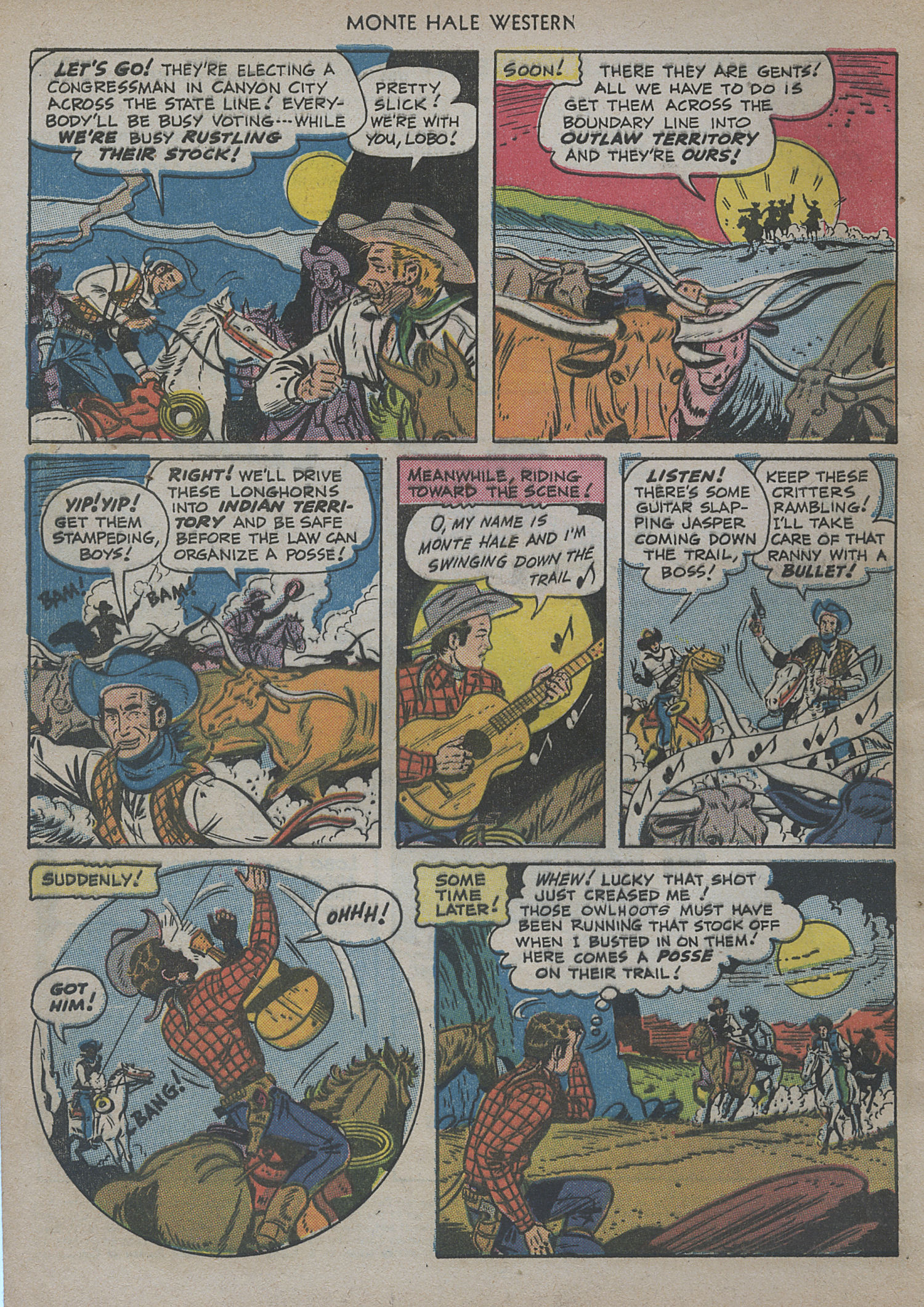 Read online Monte Hale Western comic -  Issue #47 - 4