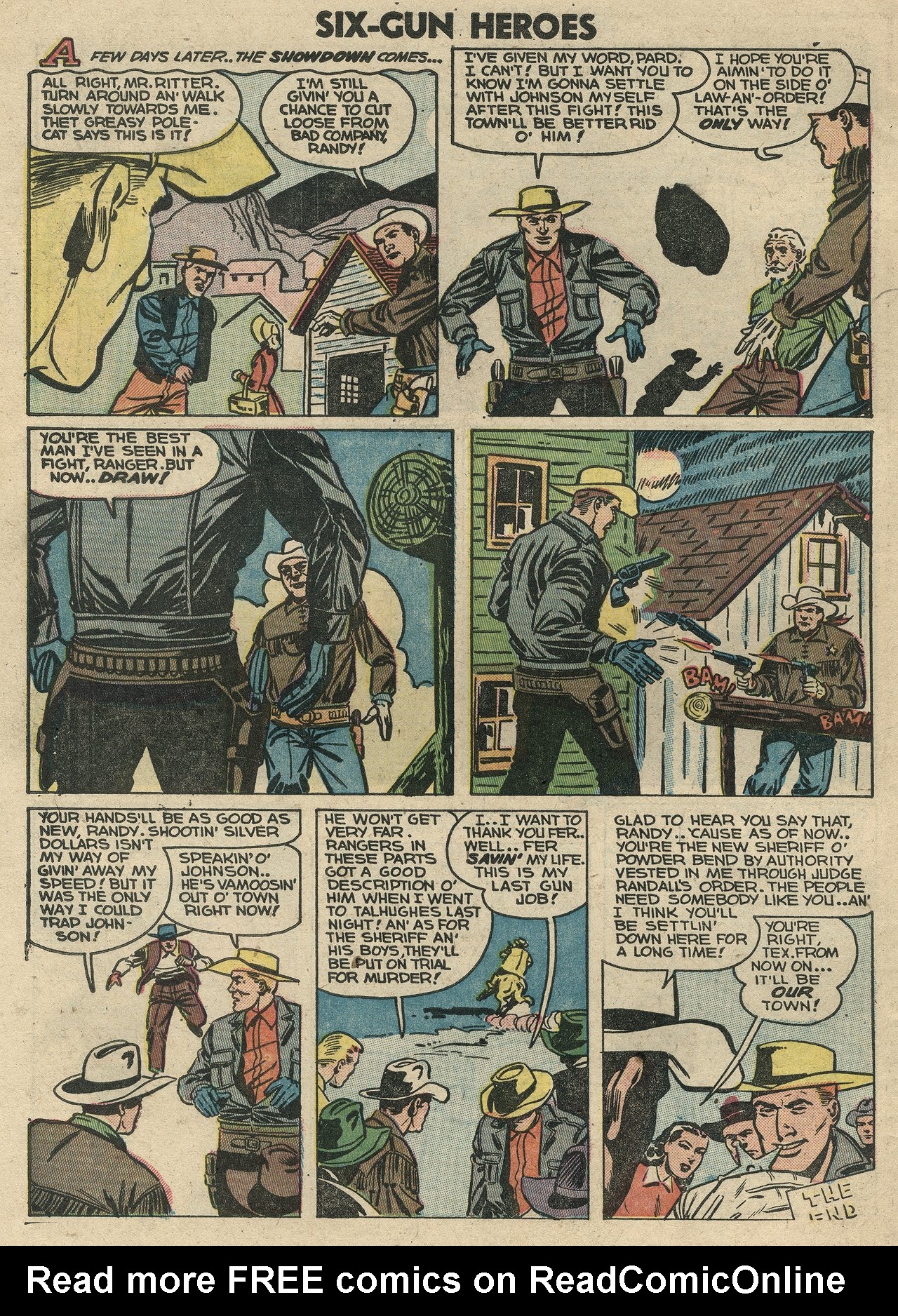 Read online Six-Gun Heroes comic -  Issue #25 - 34