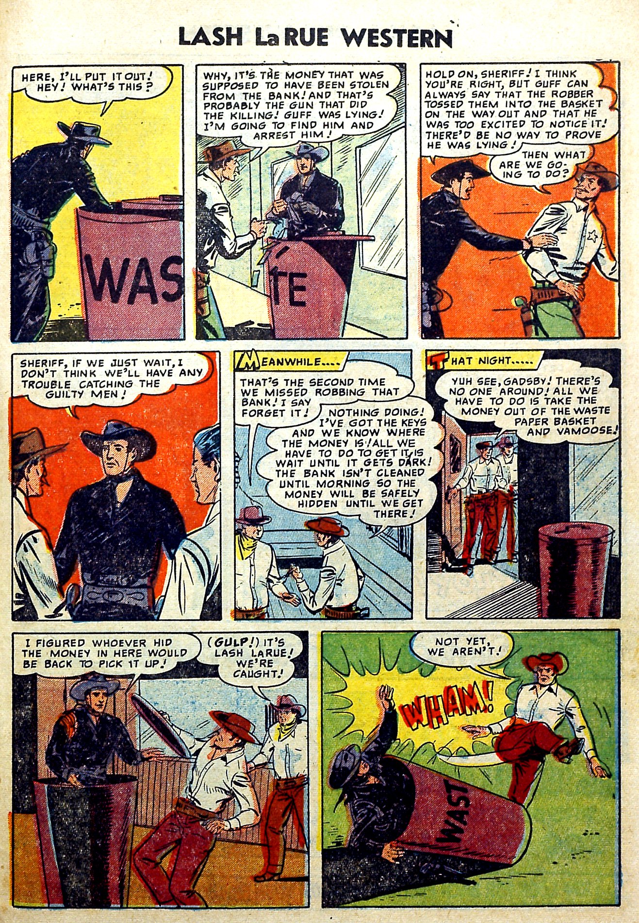 Read online Lash Larue Western (1949) comic -  Issue #51 - 31