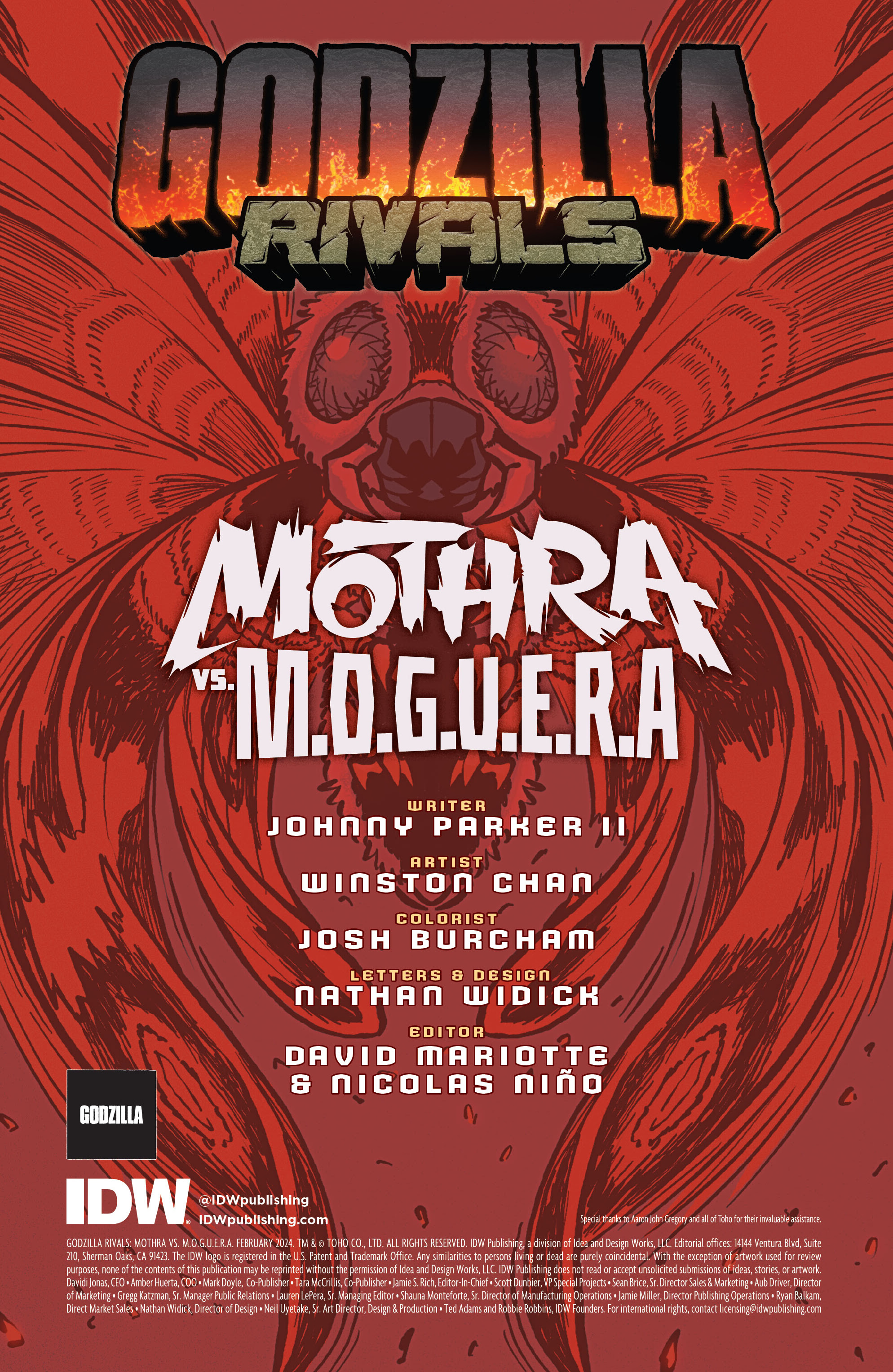 Read online Godzilla Rivals: Mothra Vs. M.O.G.U.E.R.A. comic -  Issue # Full - 2