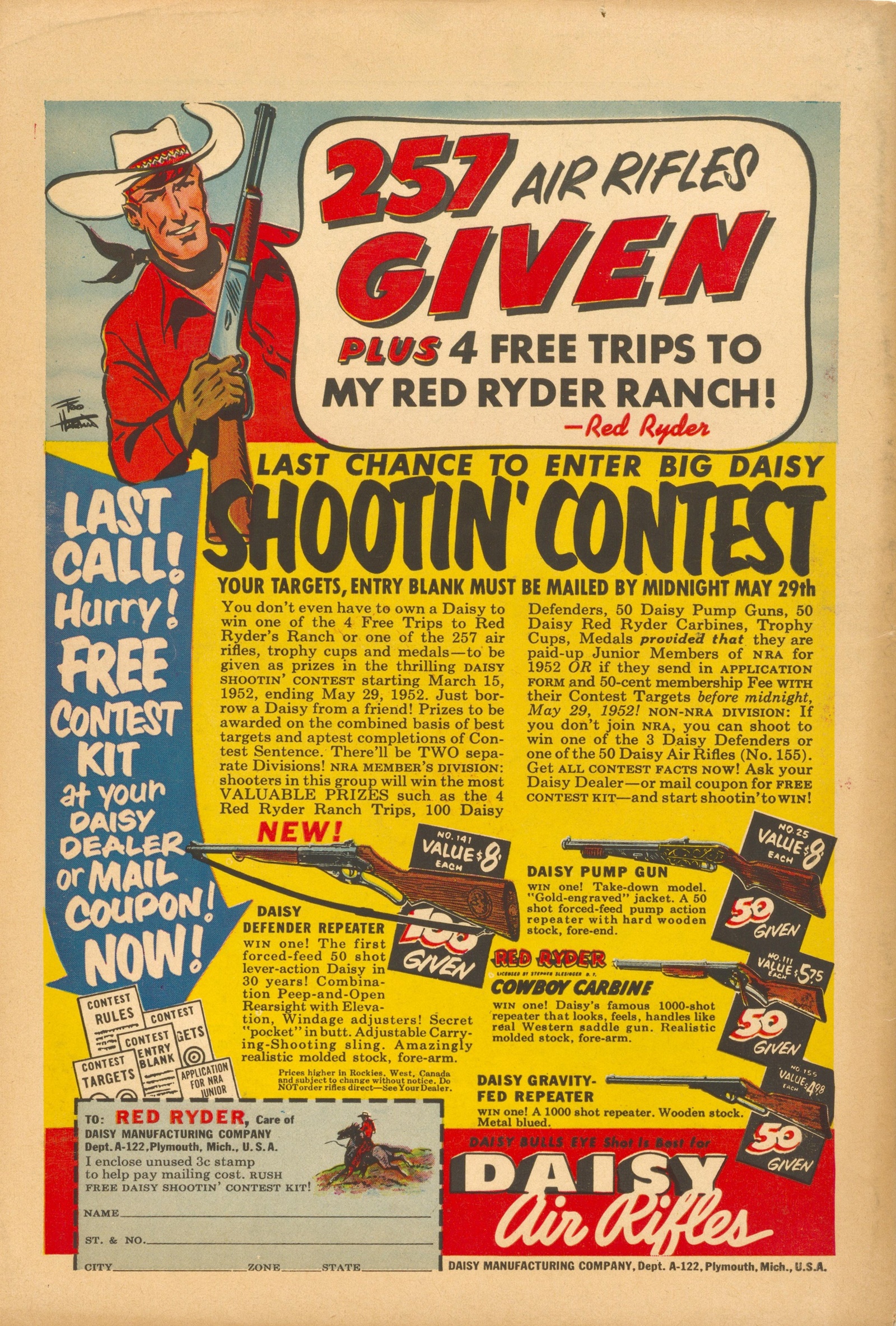 Read online Monte Hale Western comic -  Issue #74 - 36