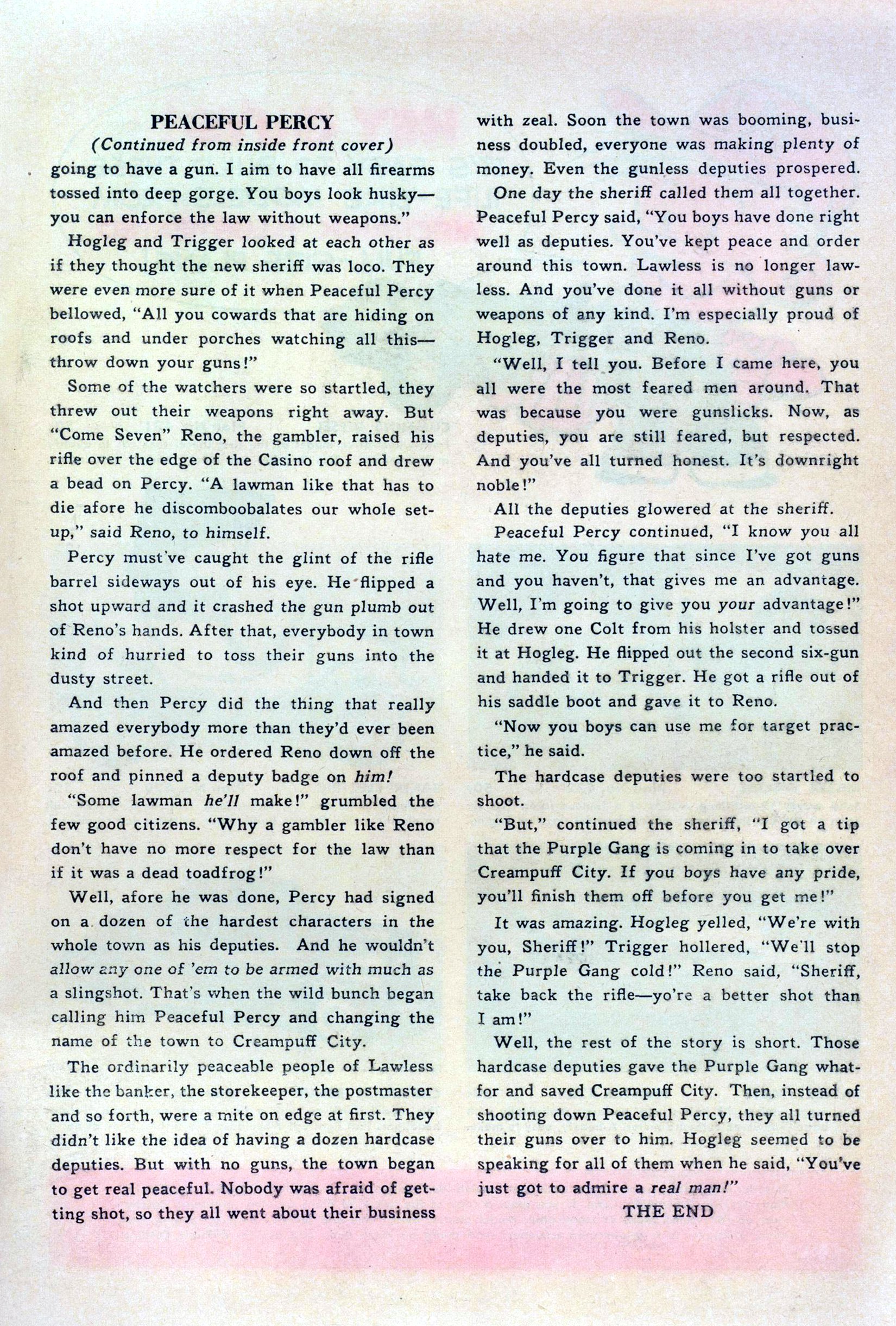 Read online Lash Larue Western (1949) comic -  Issue #39 - 35