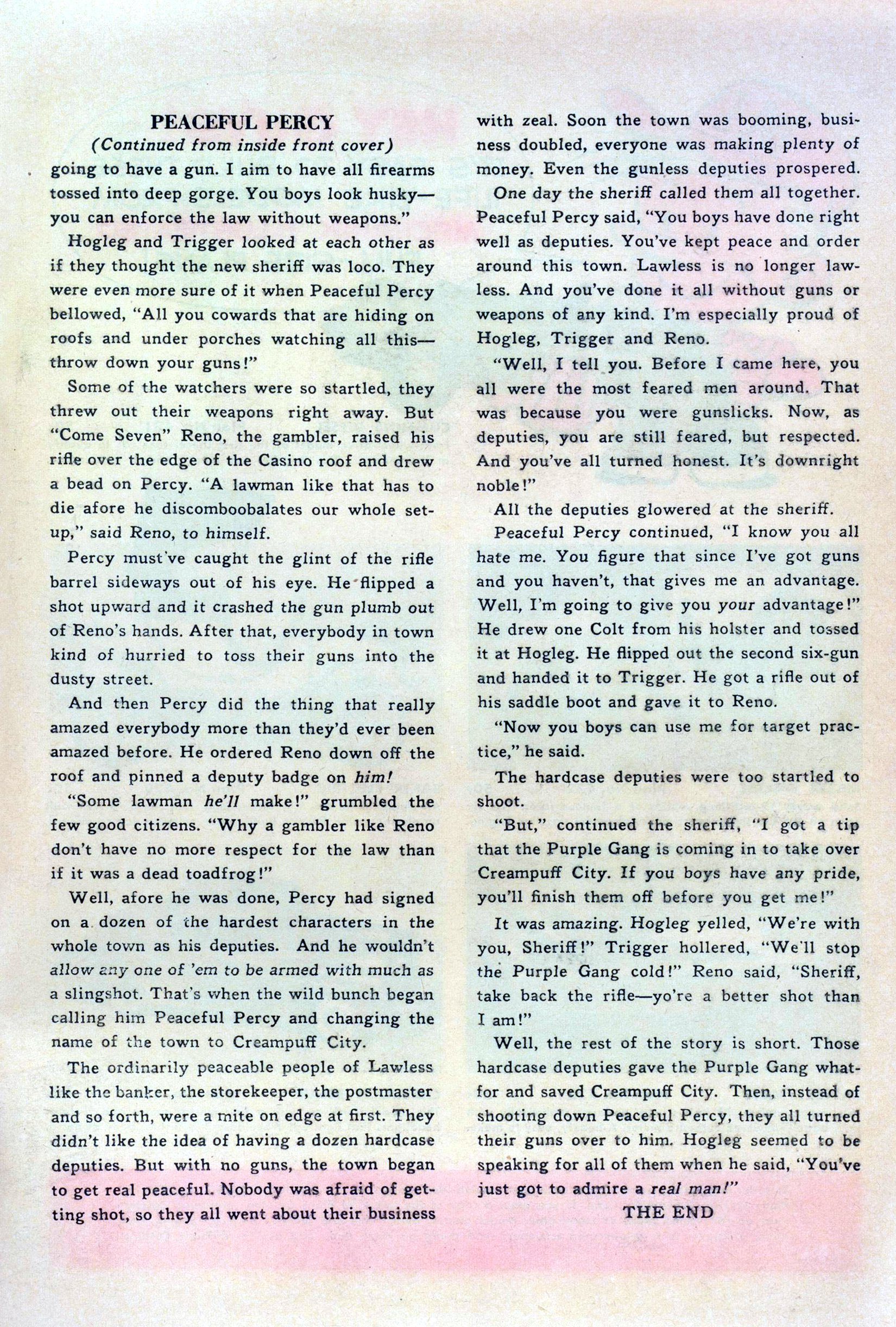 Read online Lash Larue Western (1949) comic -  Issue #39 - 35