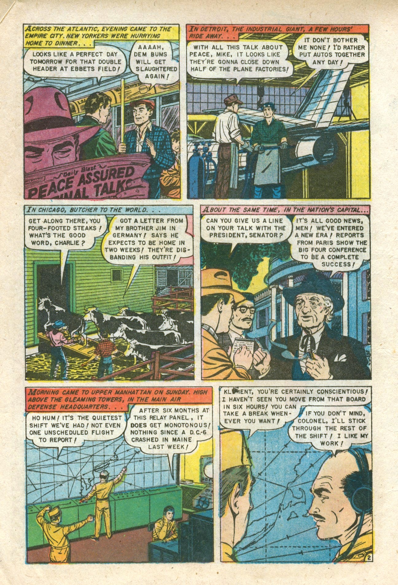 Read online Atomic War! comic -  Issue #1 - 4