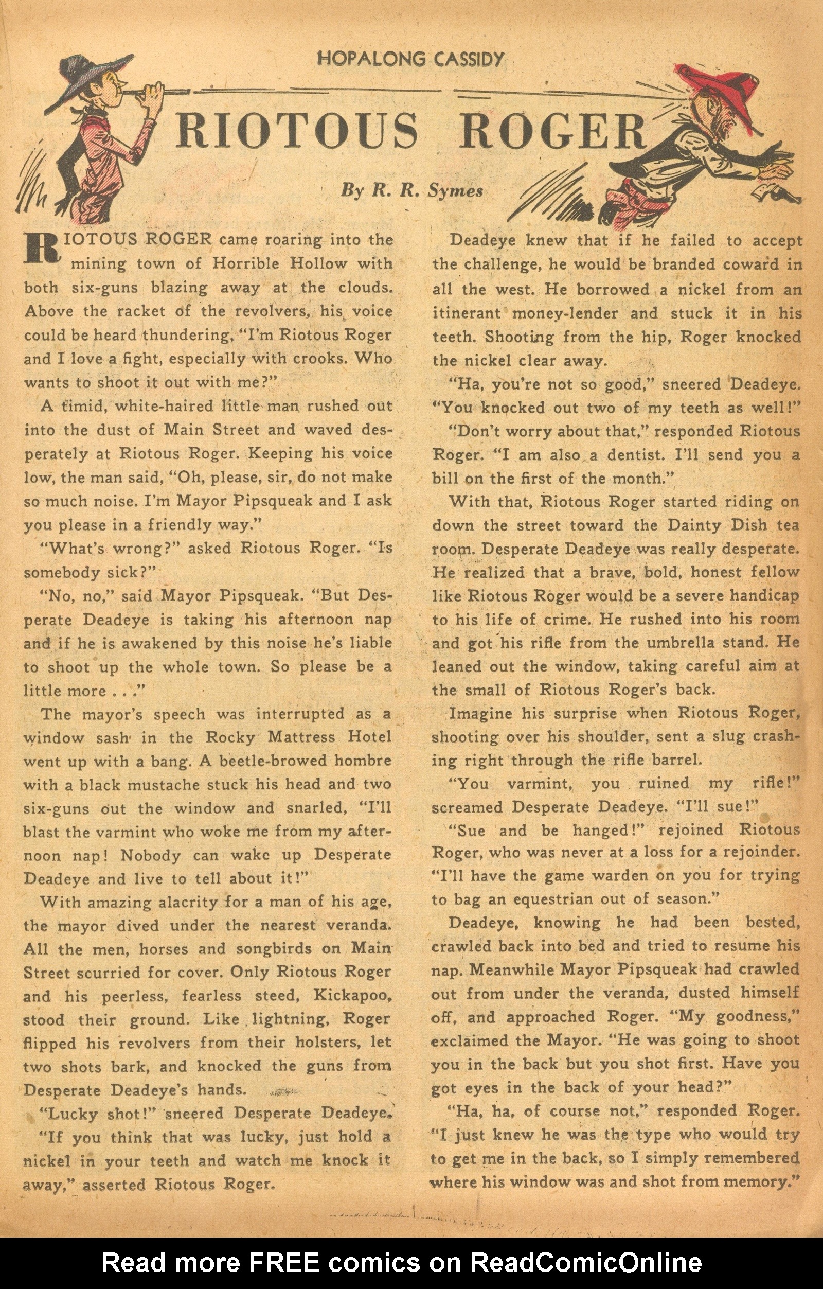 Read online Hopalong Cassidy comic -  Issue #72 - 23