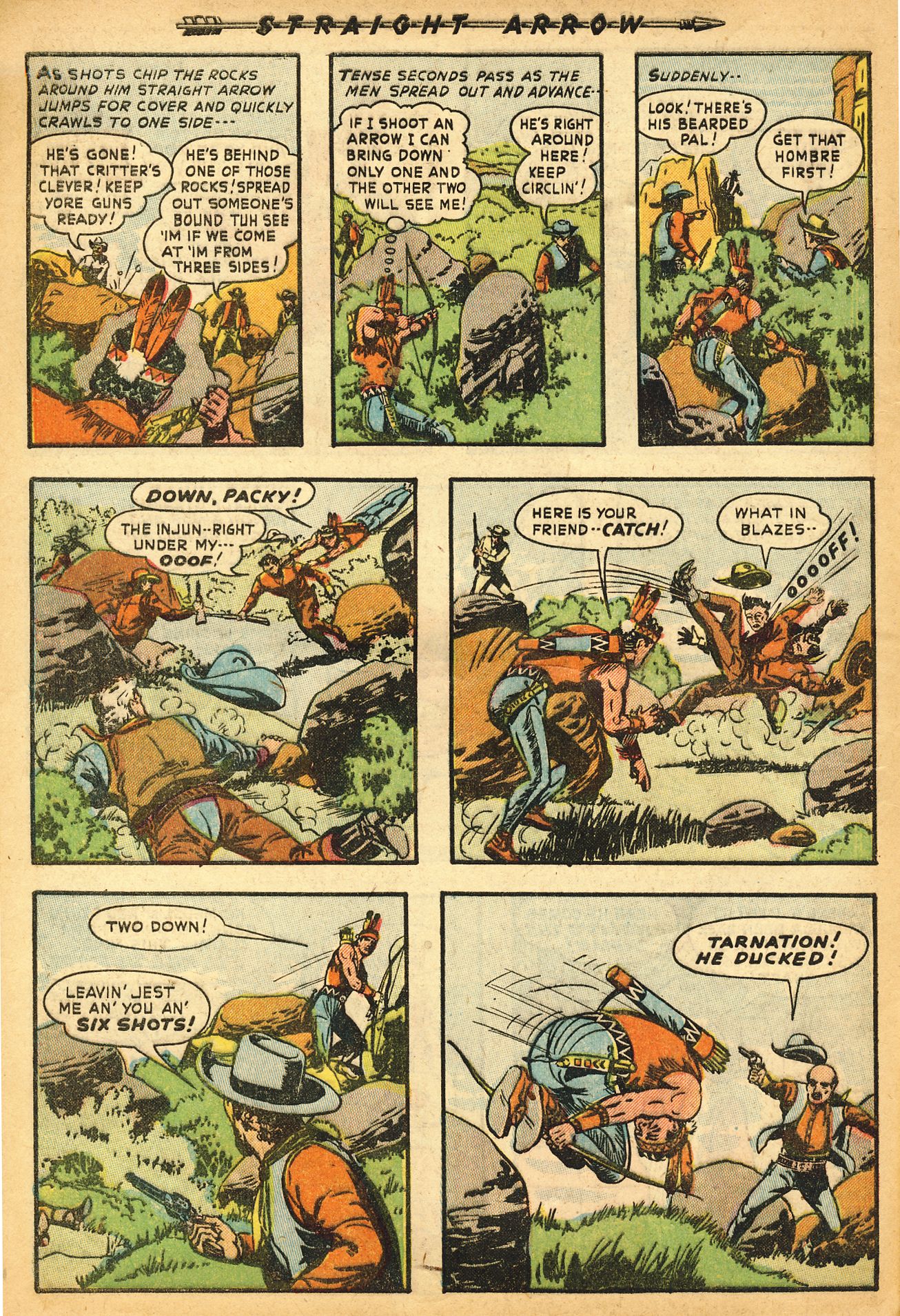 Read online Straight Arrow comic -  Issue #9 - 8