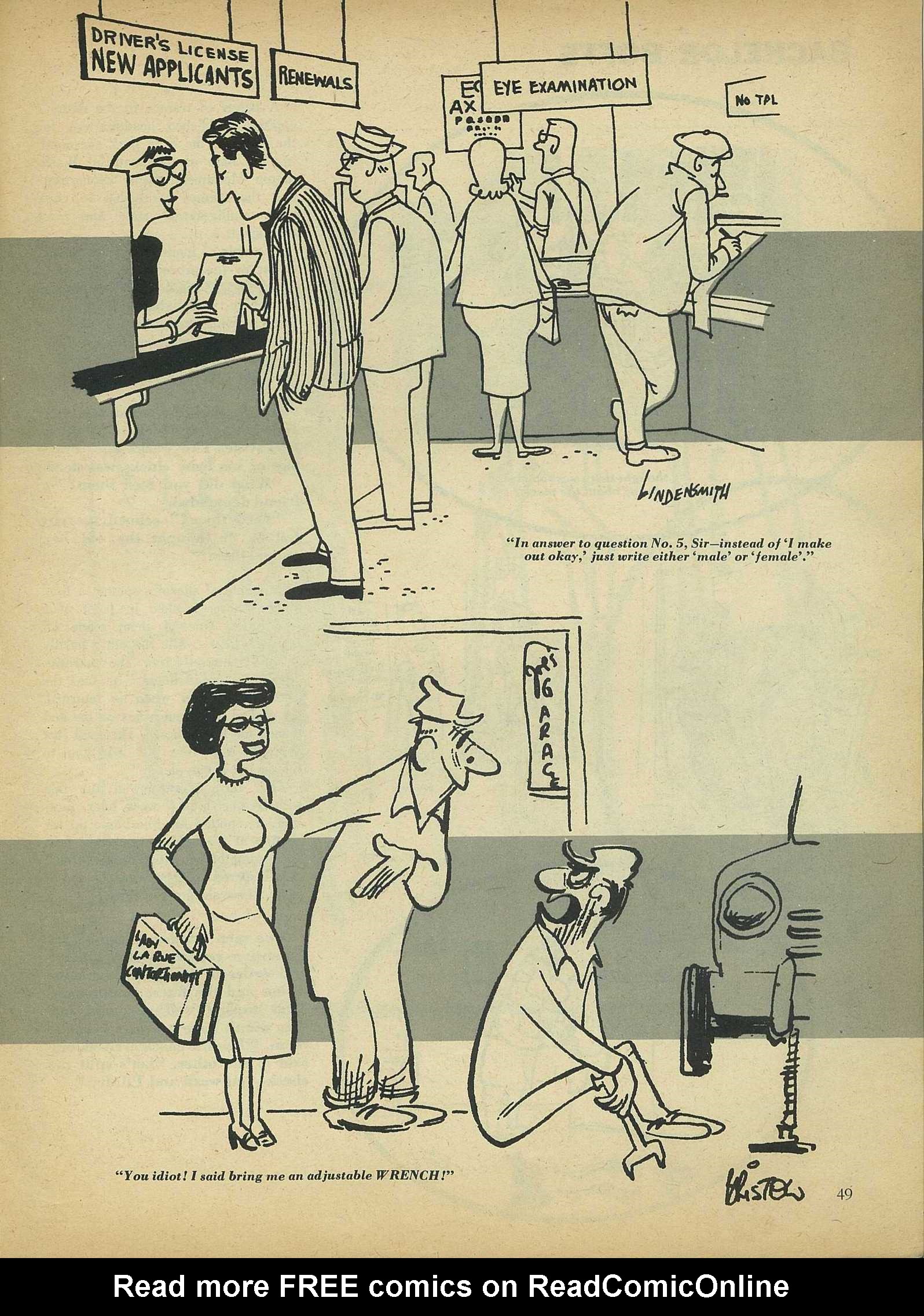 Read online Cartoons and Gags comic -  Issue #5 - 49