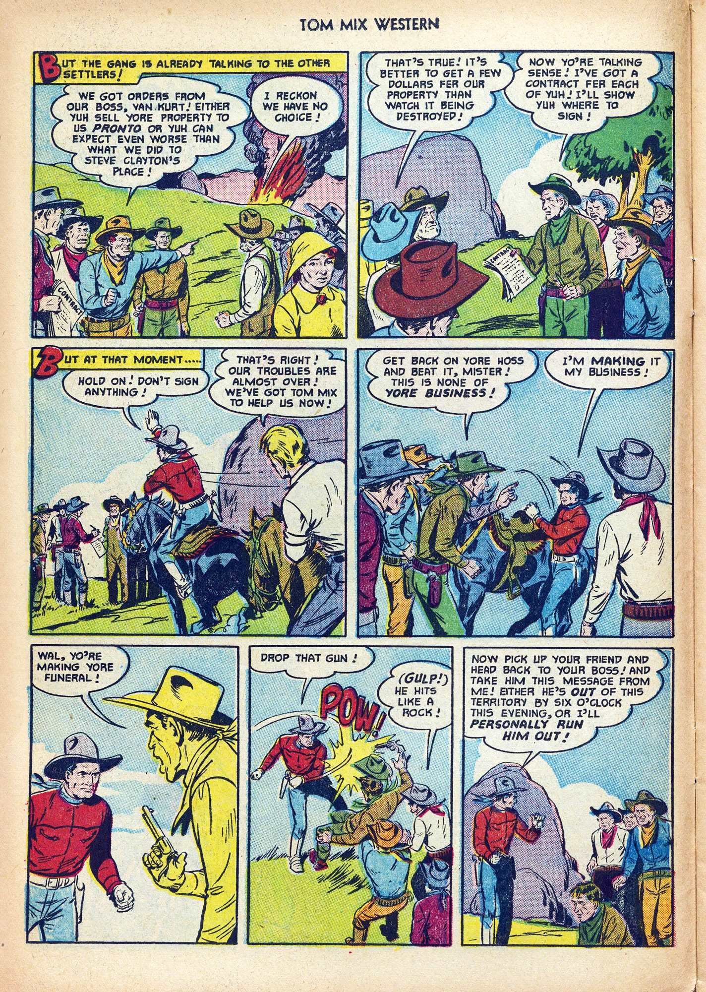 Read online Tom Mix Western (1948) comic -  Issue #42 - 14