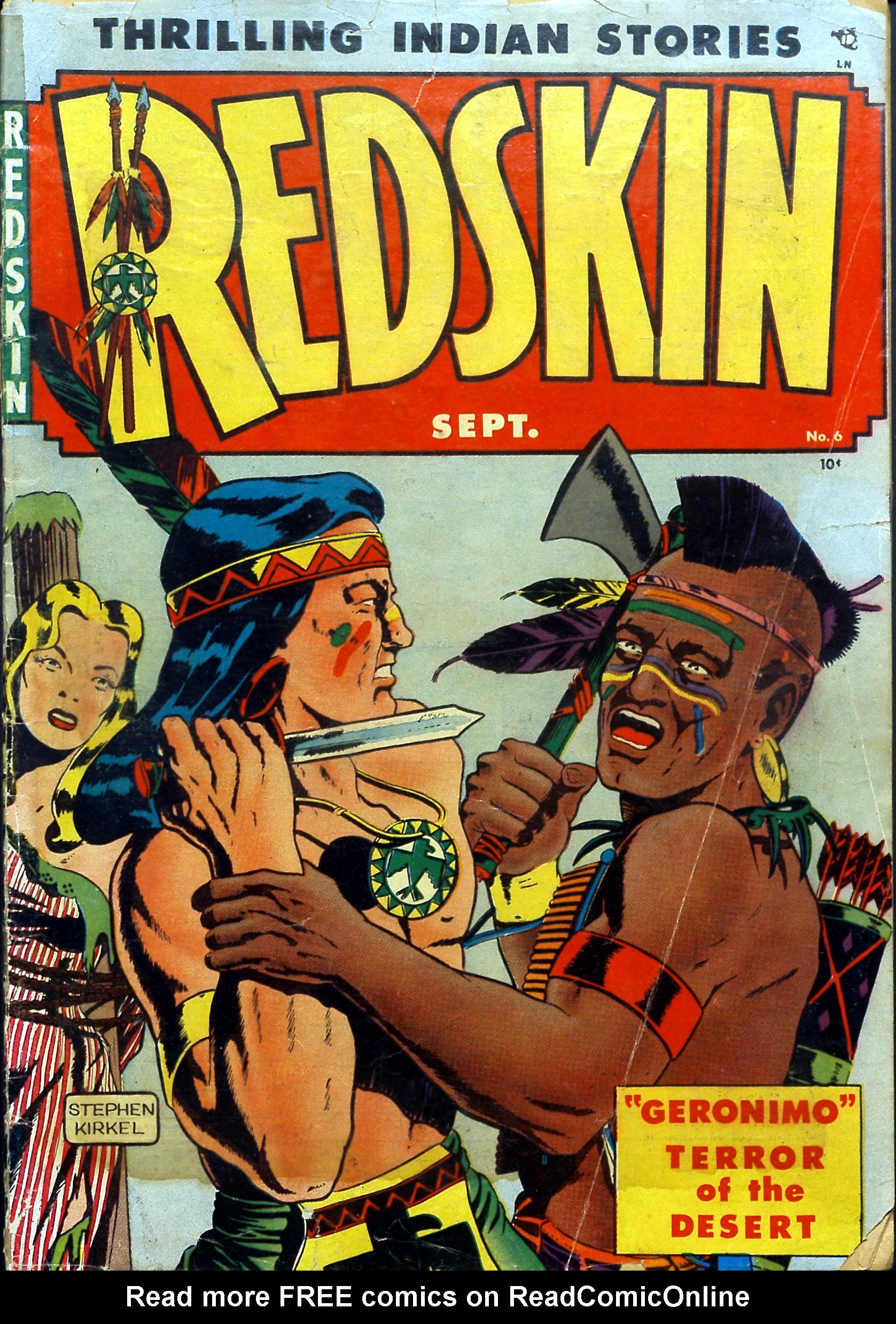 Read online Redskin comic -  Issue #6 - 1