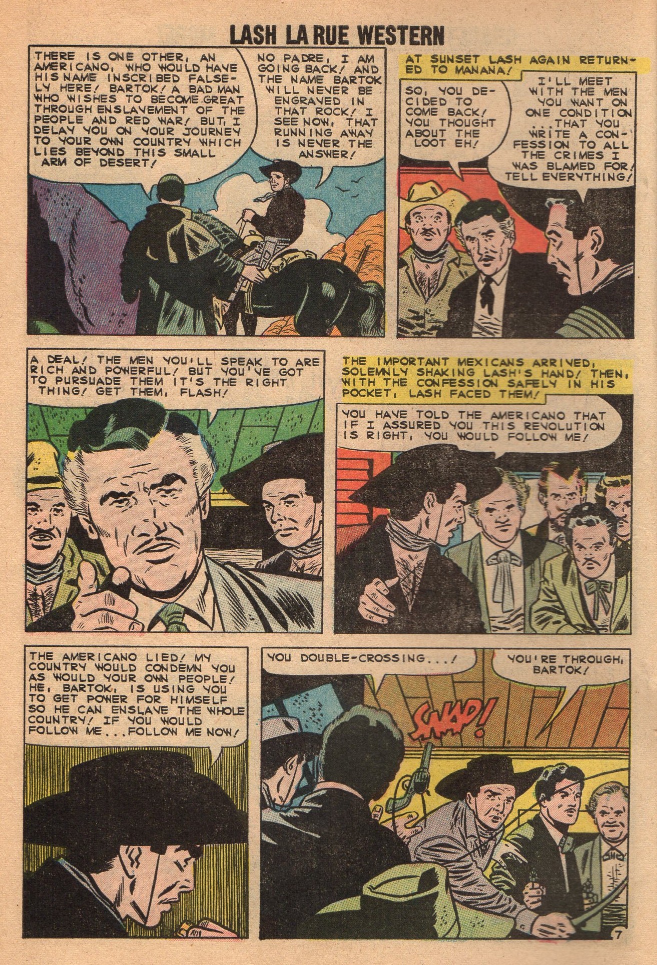 Read online Lash Larue Western (1949) comic -  Issue #76 - 10