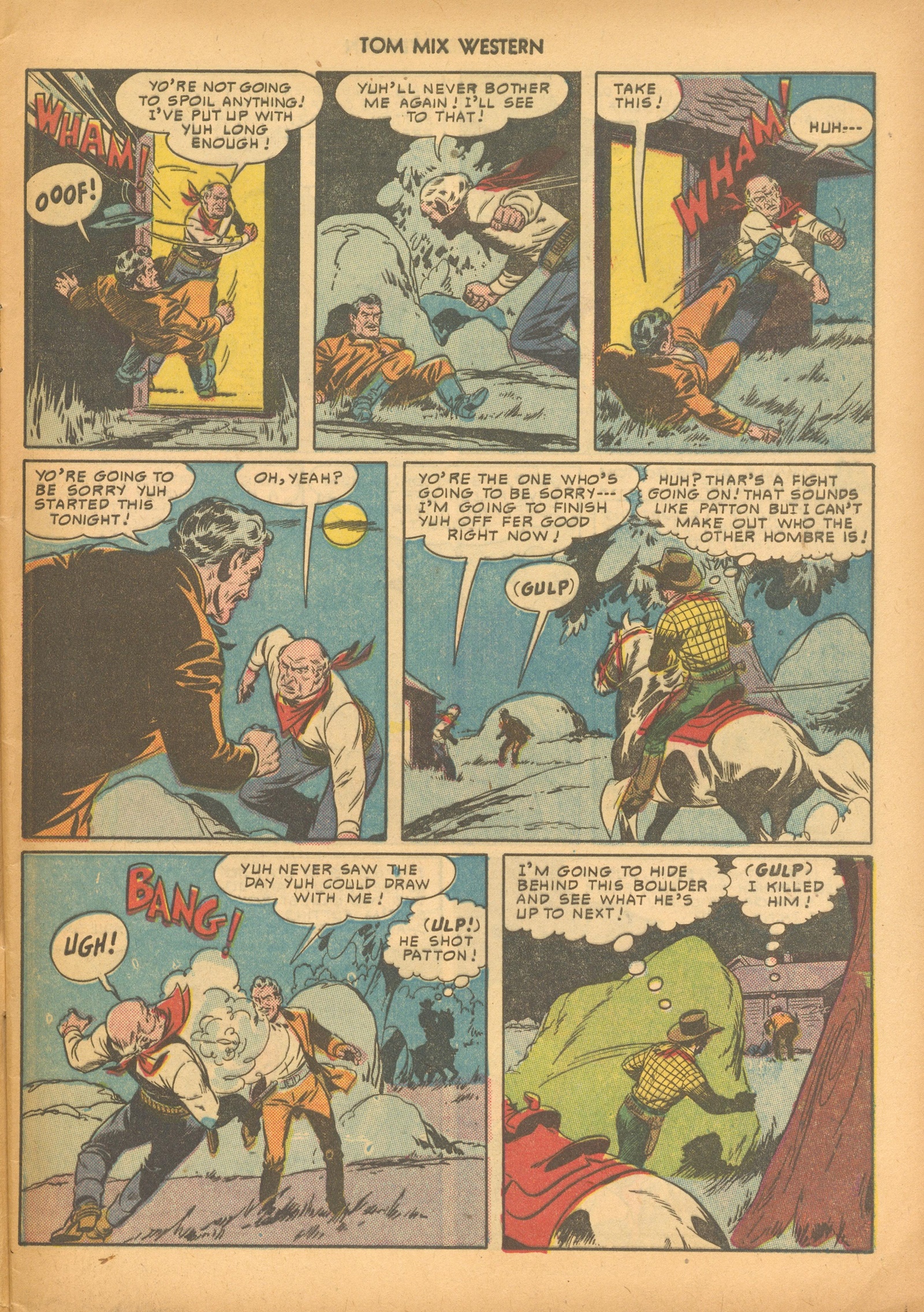 Read online Tom Mix Western (1948) comic -  Issue #33 - 5
