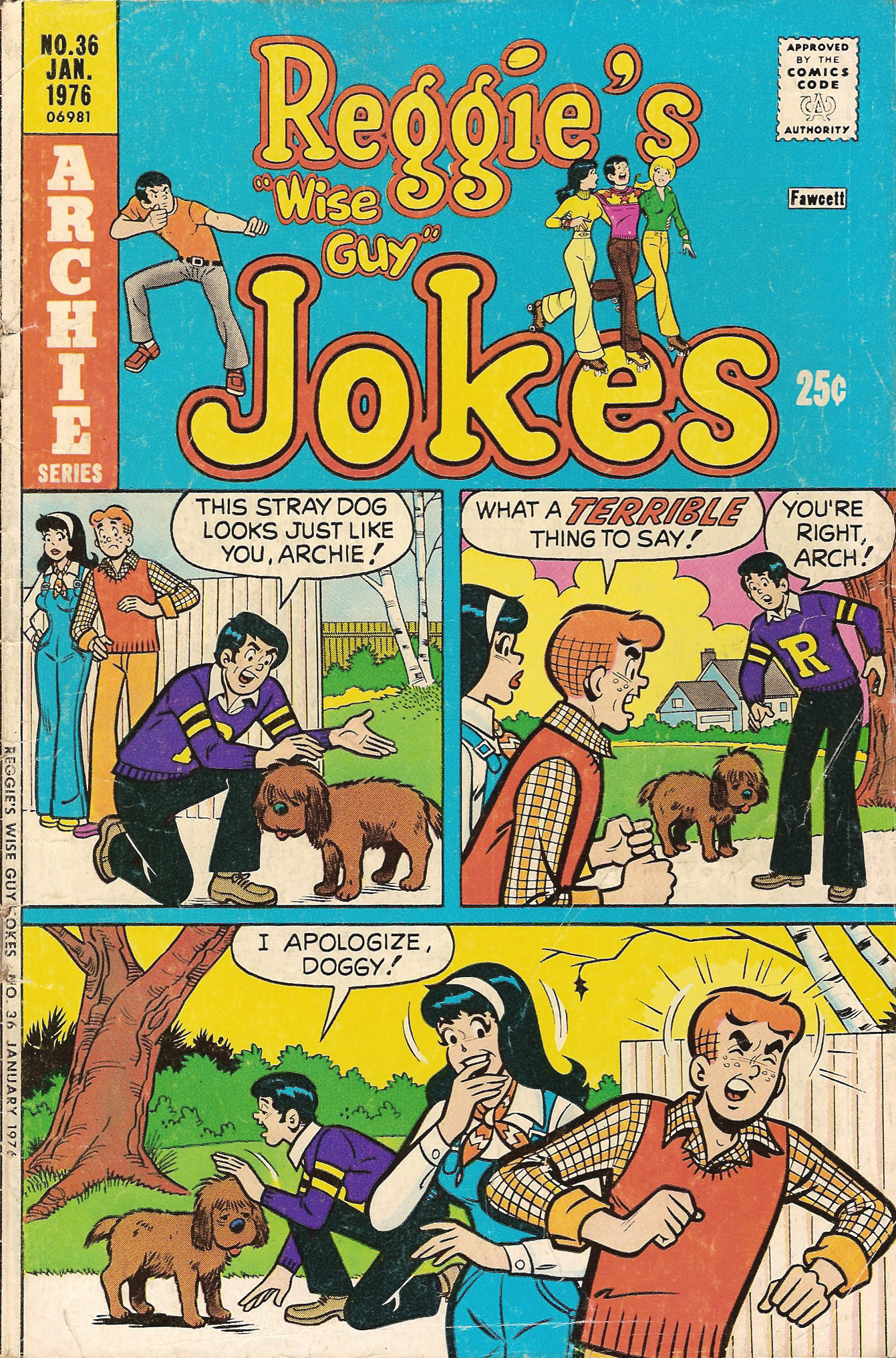 Read online Reggie's Wise Guy Jokes comic -  Issue #36 - 1