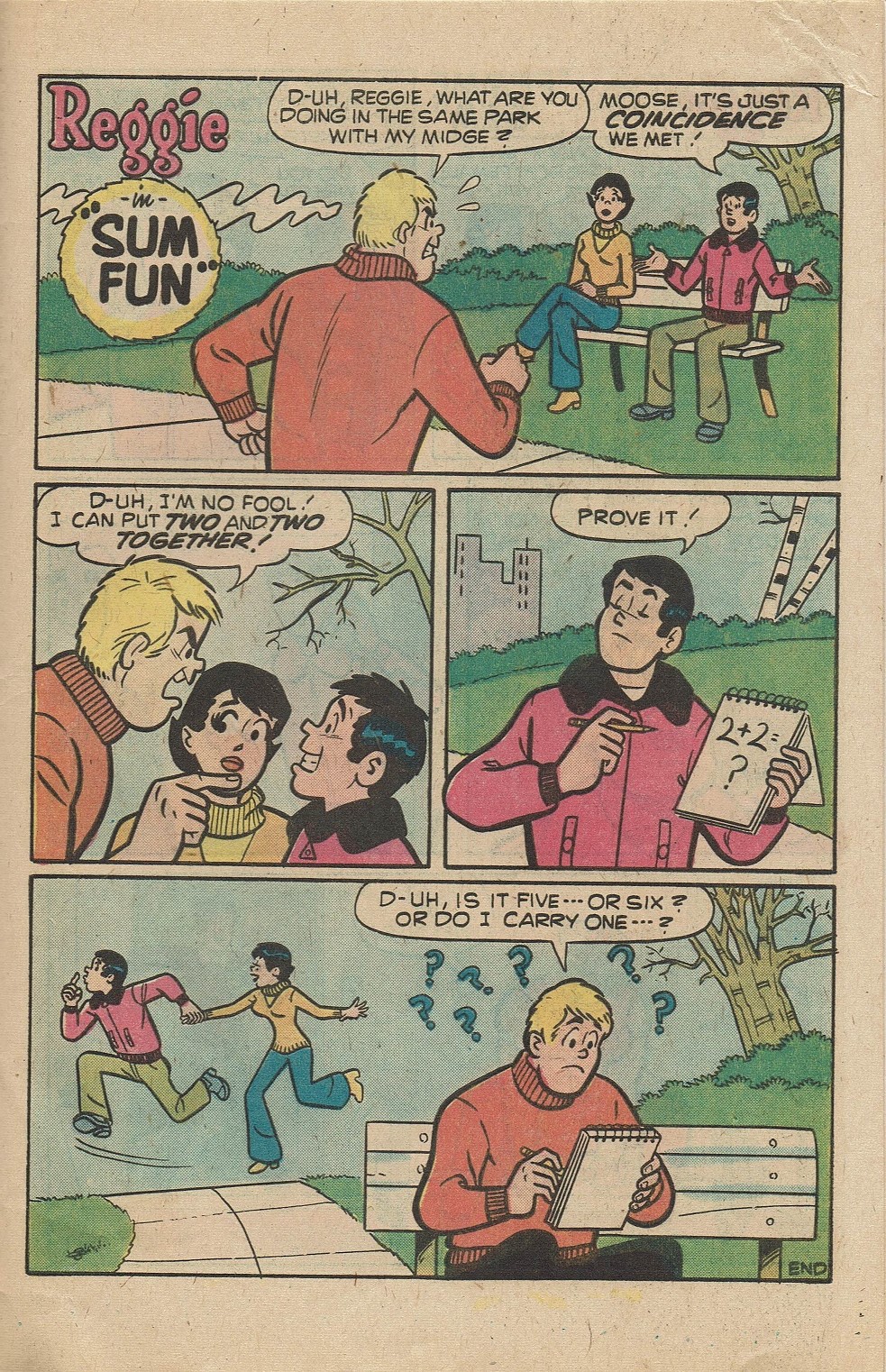 Read online Reggie's Wise Guy Jokes comic -  Issue #41 - 29