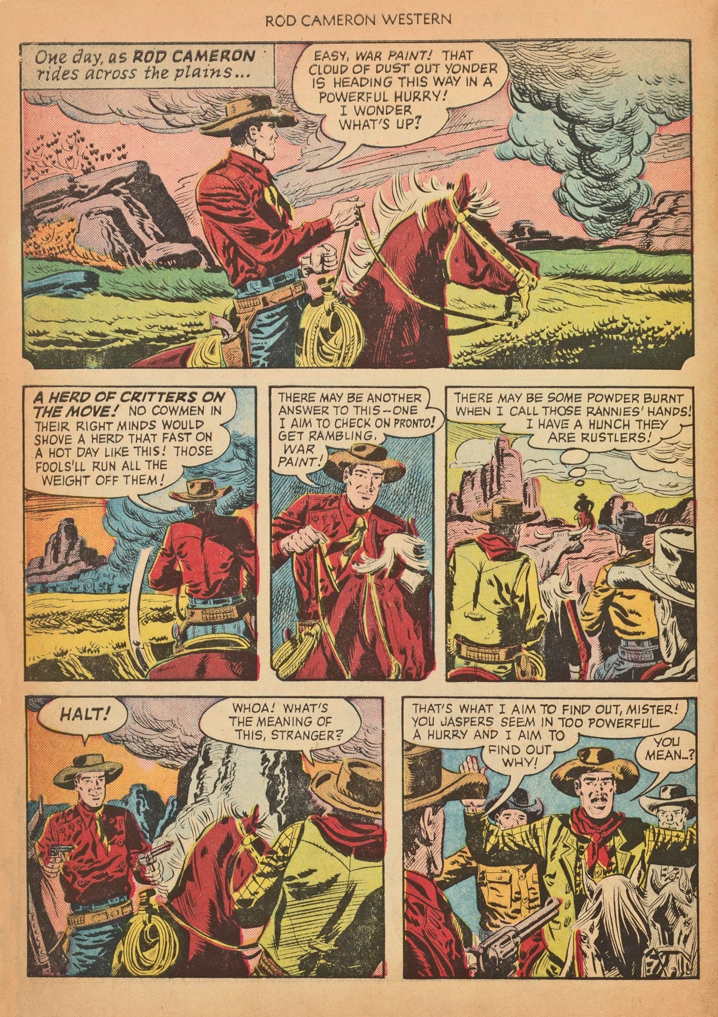 Read online Rod Cameron Western comic -  Issue #8 - 4