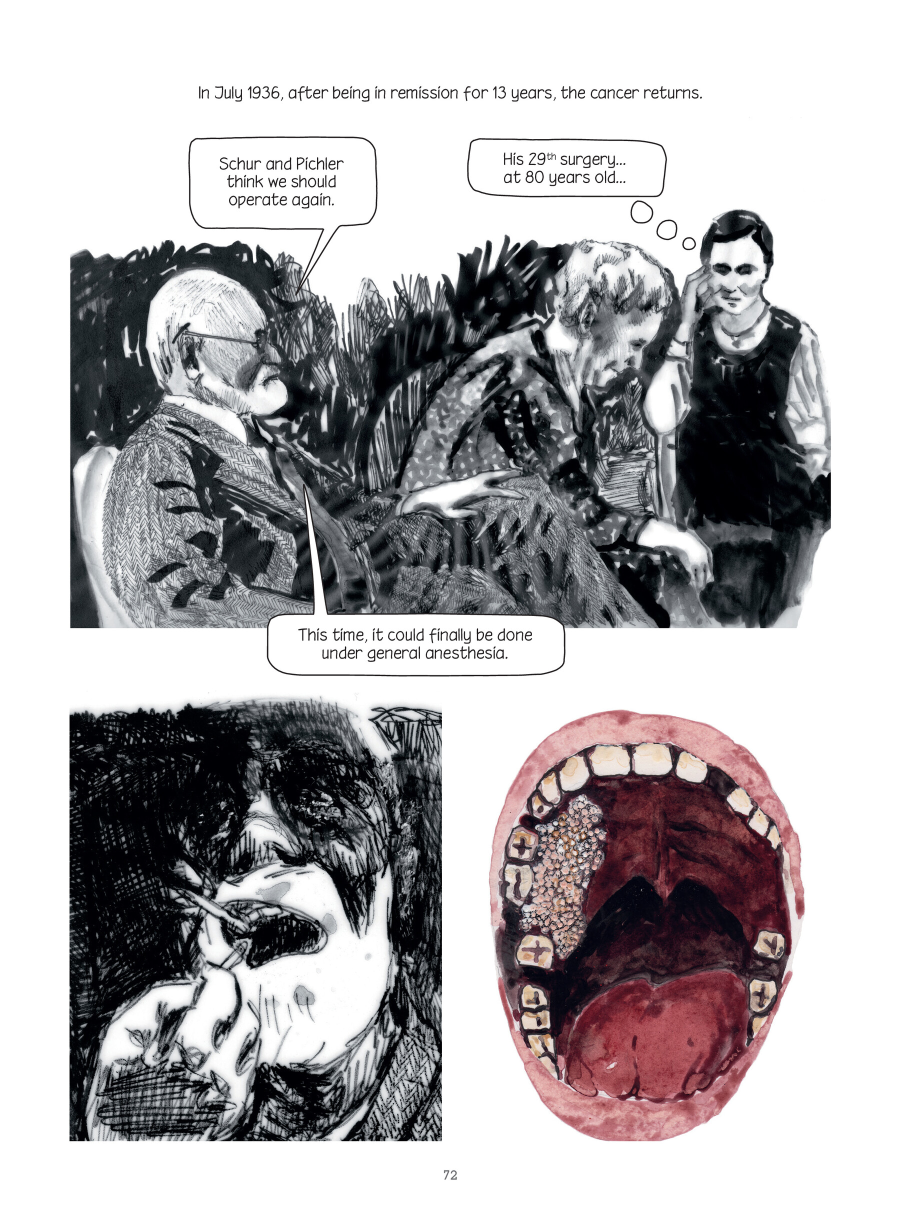 Read online Through Clouds of Smoke: Freud's Final Days comic -  Issue # TPB - 71
