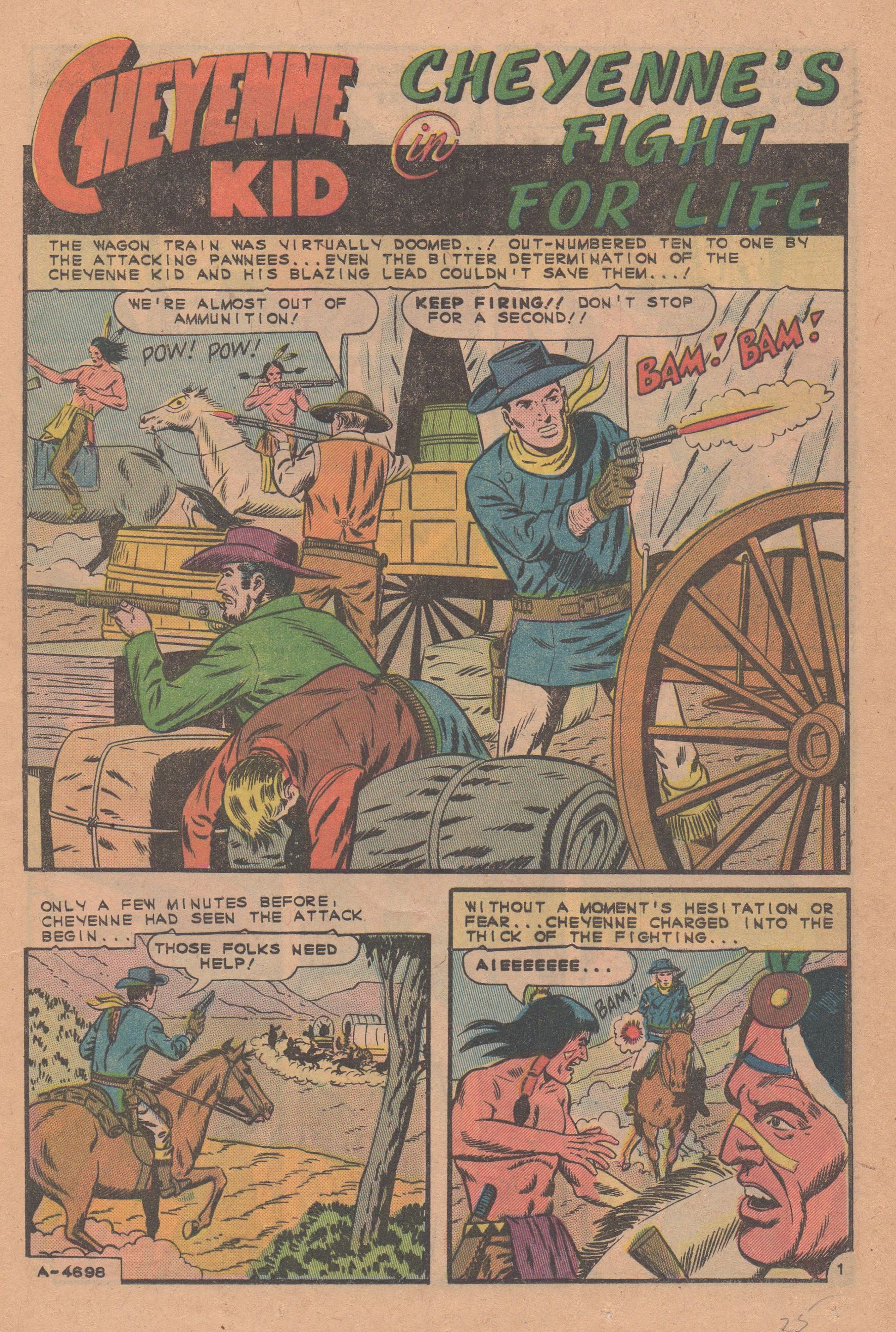 Read online Cheyenne Kid comic -  Issue #51 - 25