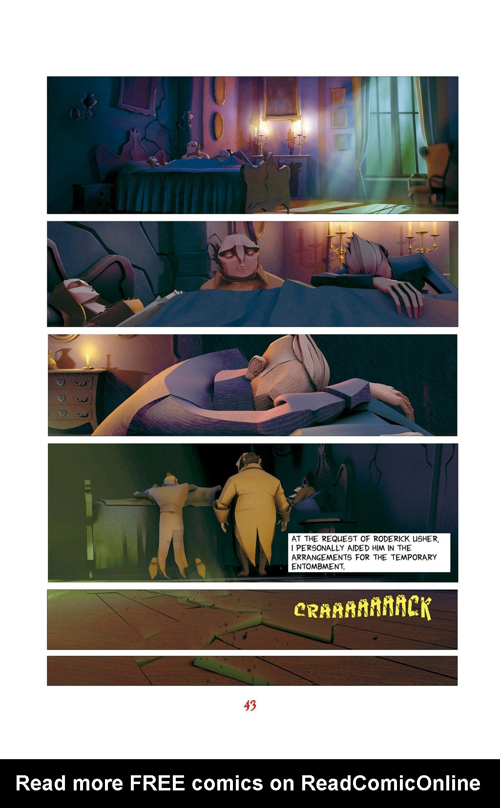 Read online The Fall of the House of Usher: A Graphic Novel comic -  Issue # TPB - 39
