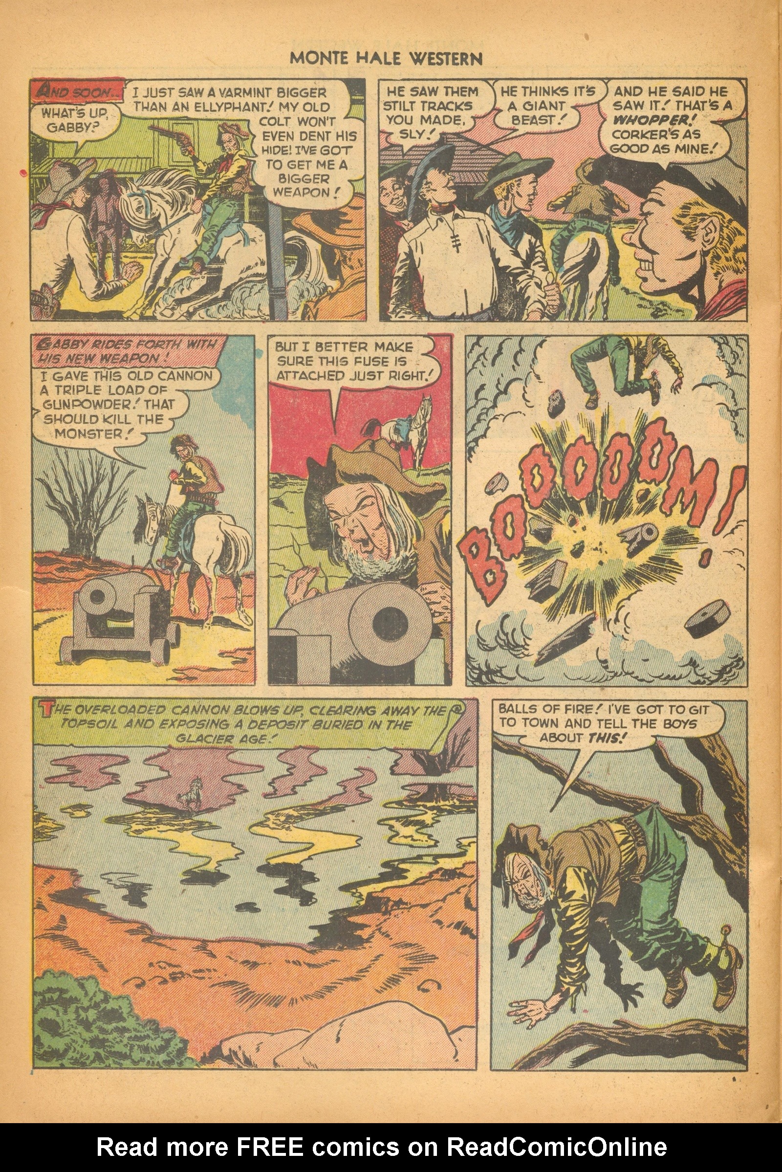 Read online Monte Hale Western comic -  Issue #75 - 26