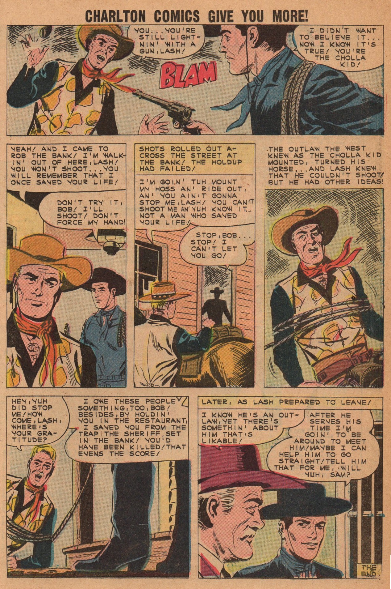 Read online Lash Larue Western (1949) comic -  Issue #83 - 21