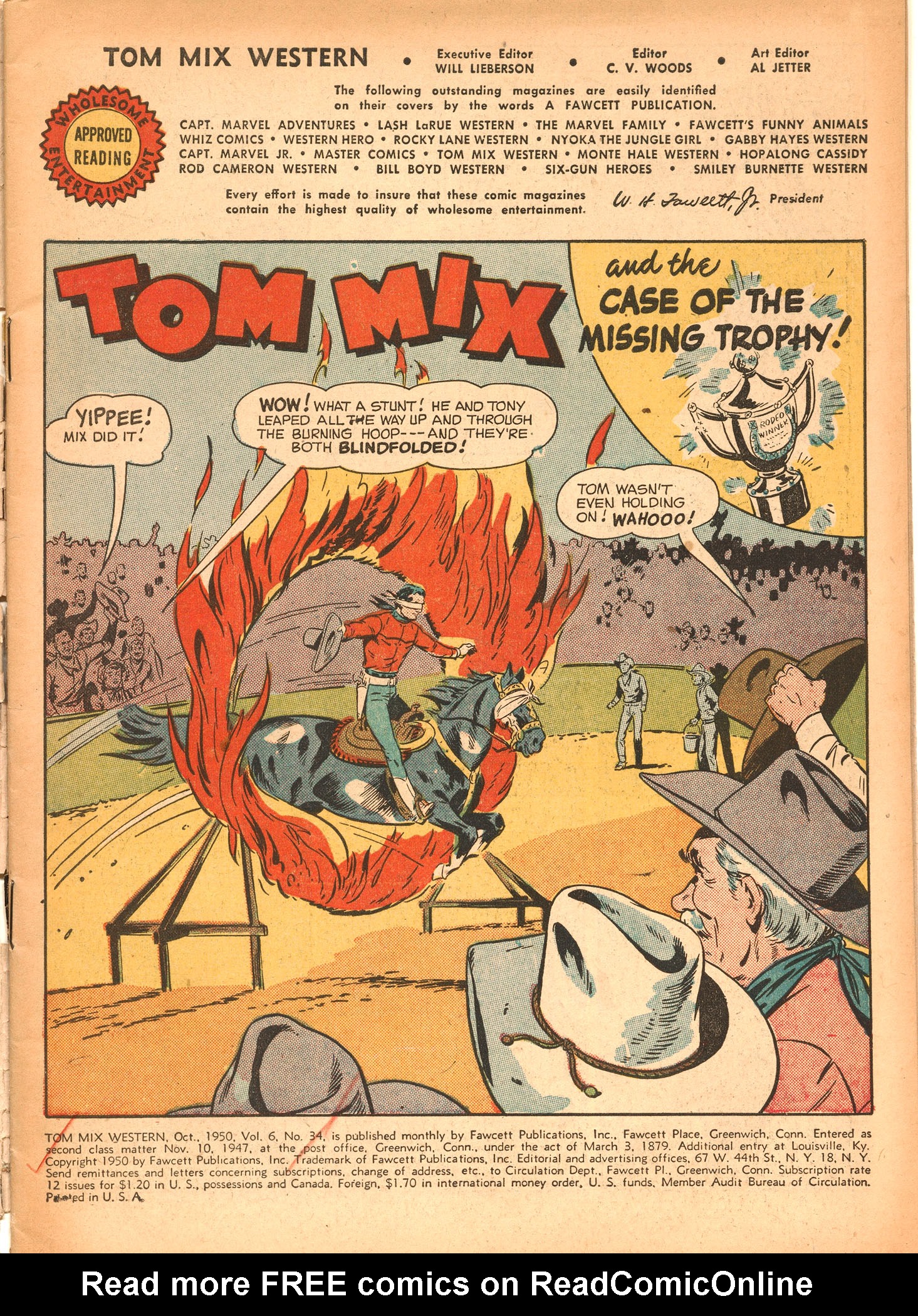 Read online Tom Mix Western (1948) comic -  Issue #34 - 3