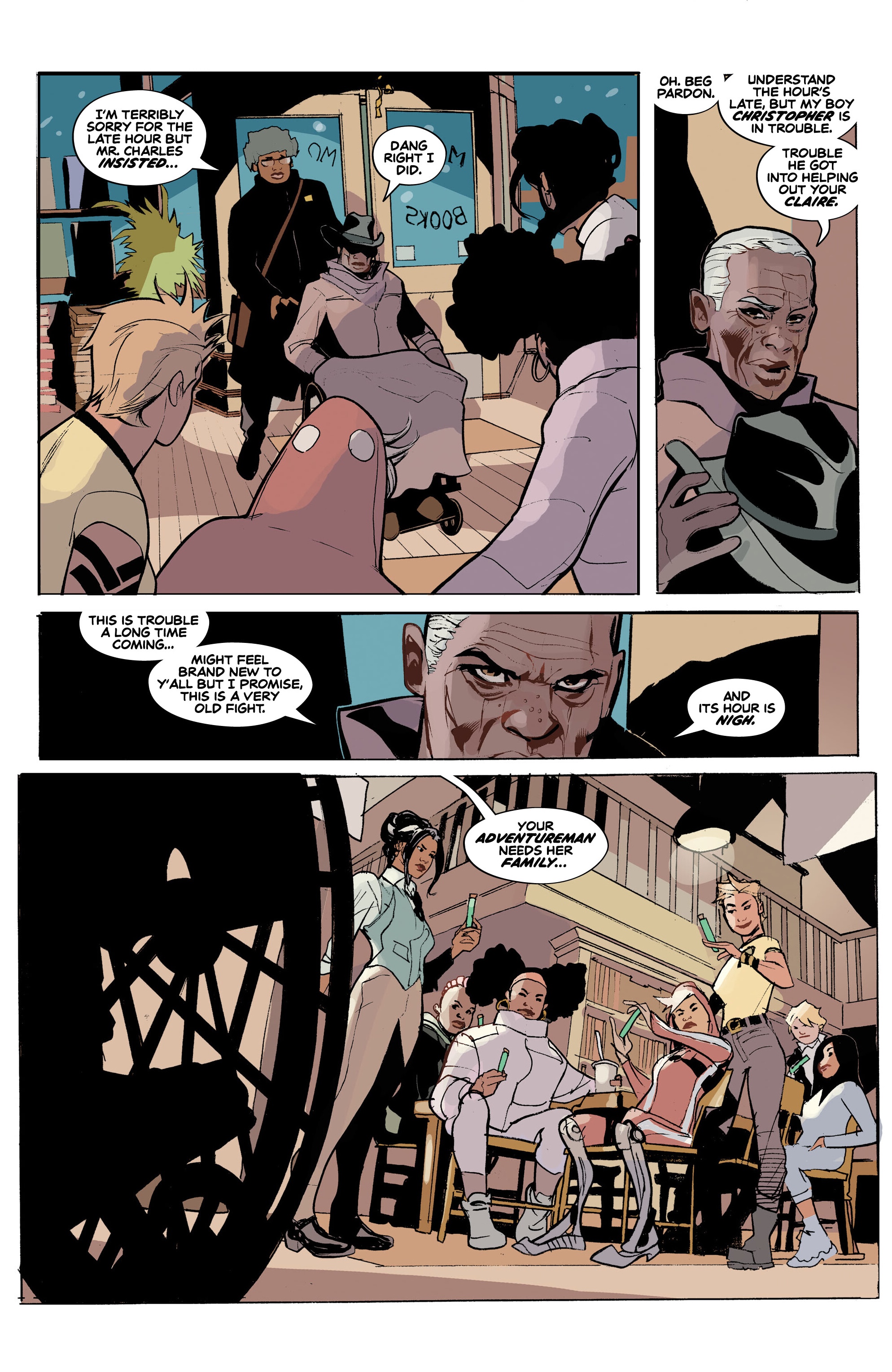 Read online Adventureman: Ghost Lights comic -  Issue #1 - 10