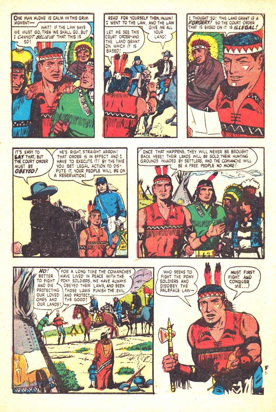 Read online Straight Arrow comic -  Issue #52 - 28