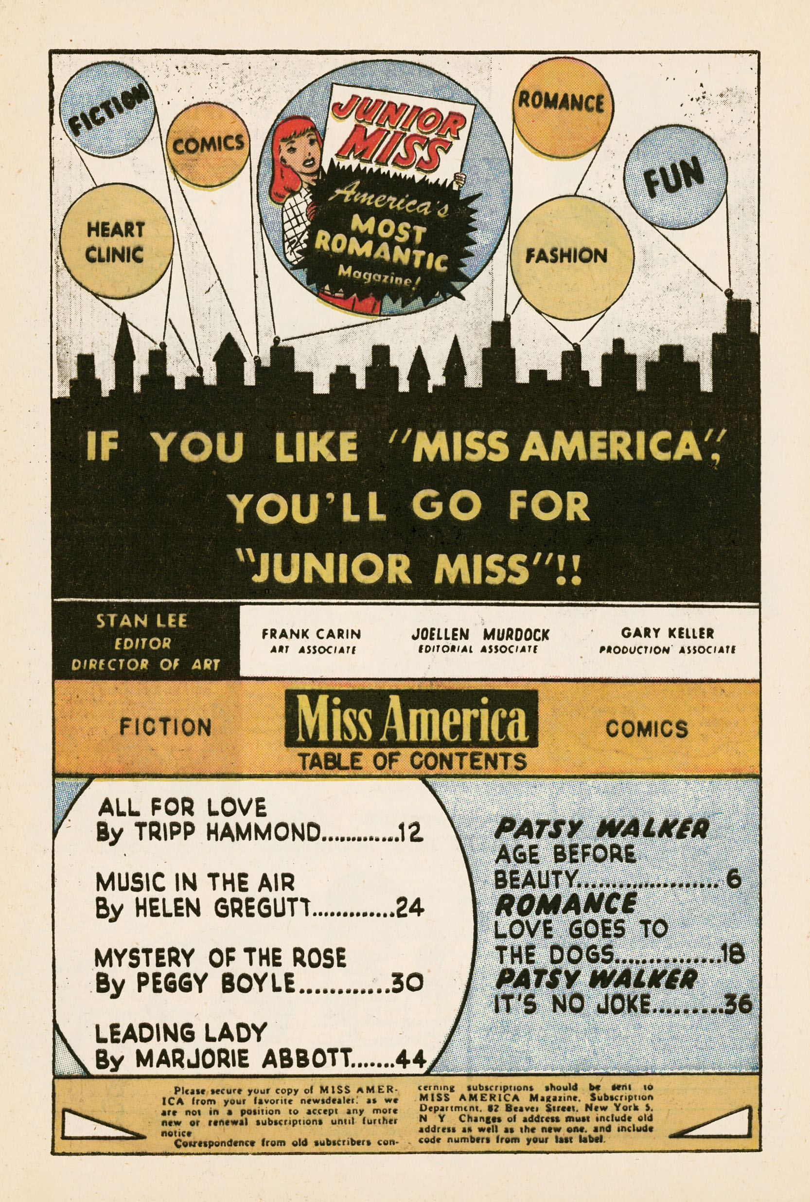 Read online Miss America Magazine comic -  Issue #53 - 4
