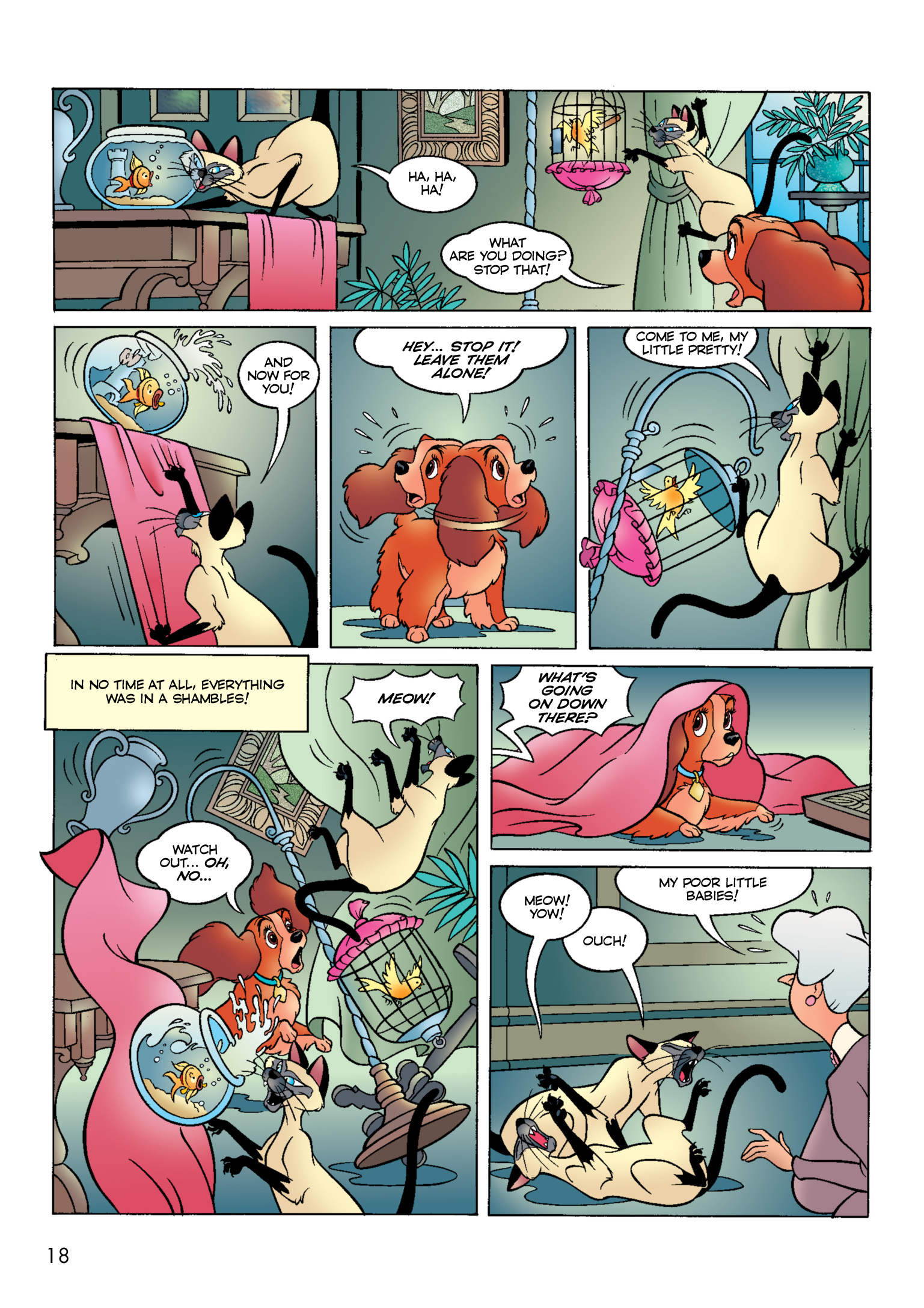Read online Disney Lady and the Tramp: The Story of the Movie in Comics comic -  Issue # Full - 19