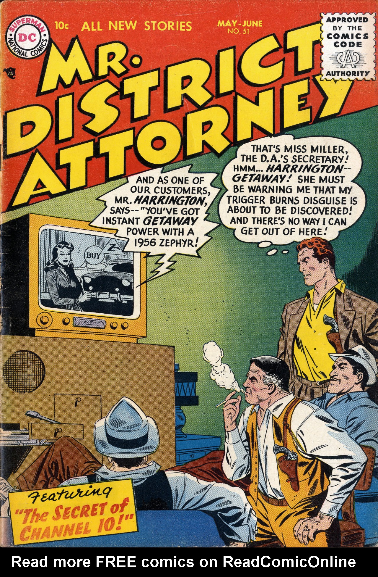 Read online Mr. District Attorney comic -  Issue #51 - 1