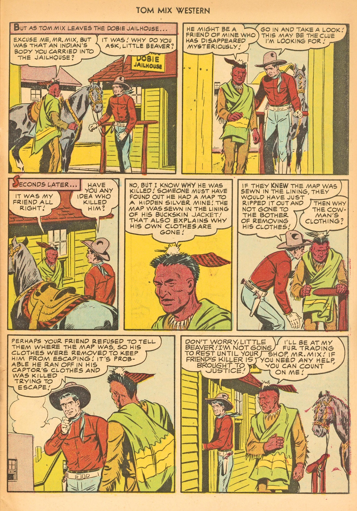 Read online Tom Mix Western (1948) comic -  Issue #43 - 31