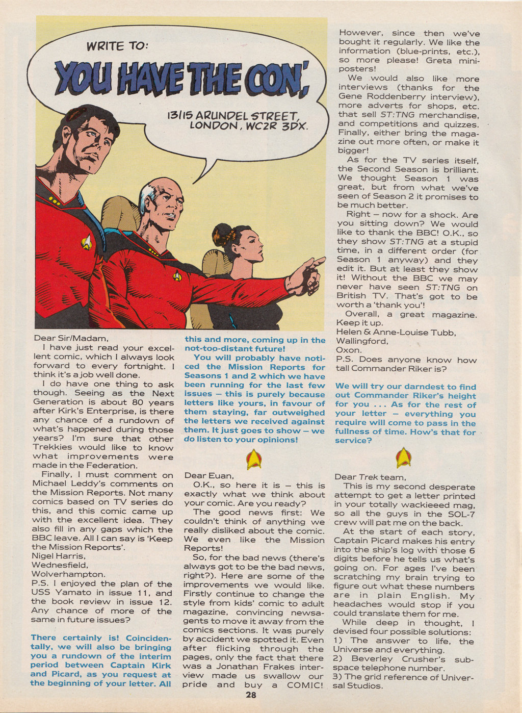 Read online Star Trek The Next Generation (1990) comic -  Issue #15 - 28