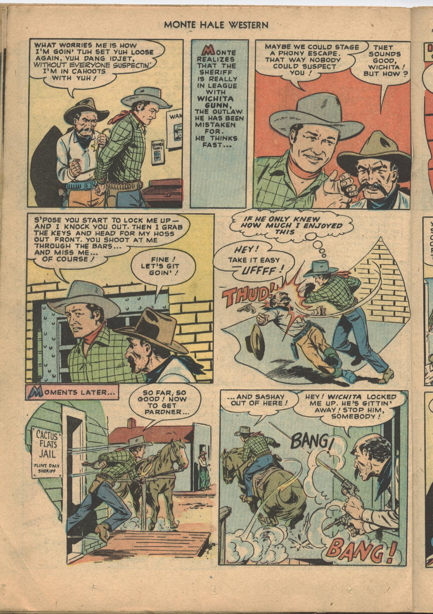 Read online Monte Hale Western comic -  Issue #29 - 28
