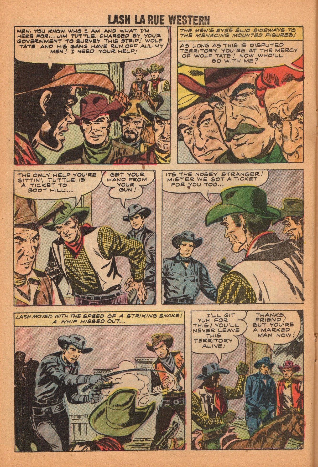 Read online Lash Larue Western (1949) comic -  Issue #71 - 21
