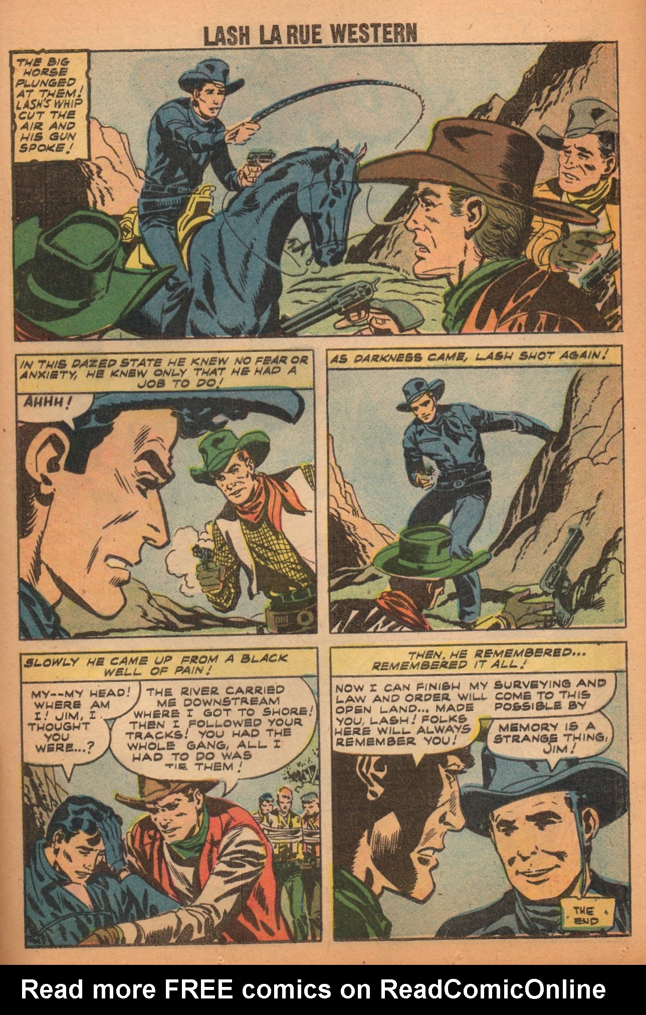 Read online Lash Larue Western (1949) comic -  Issue #71 - 26