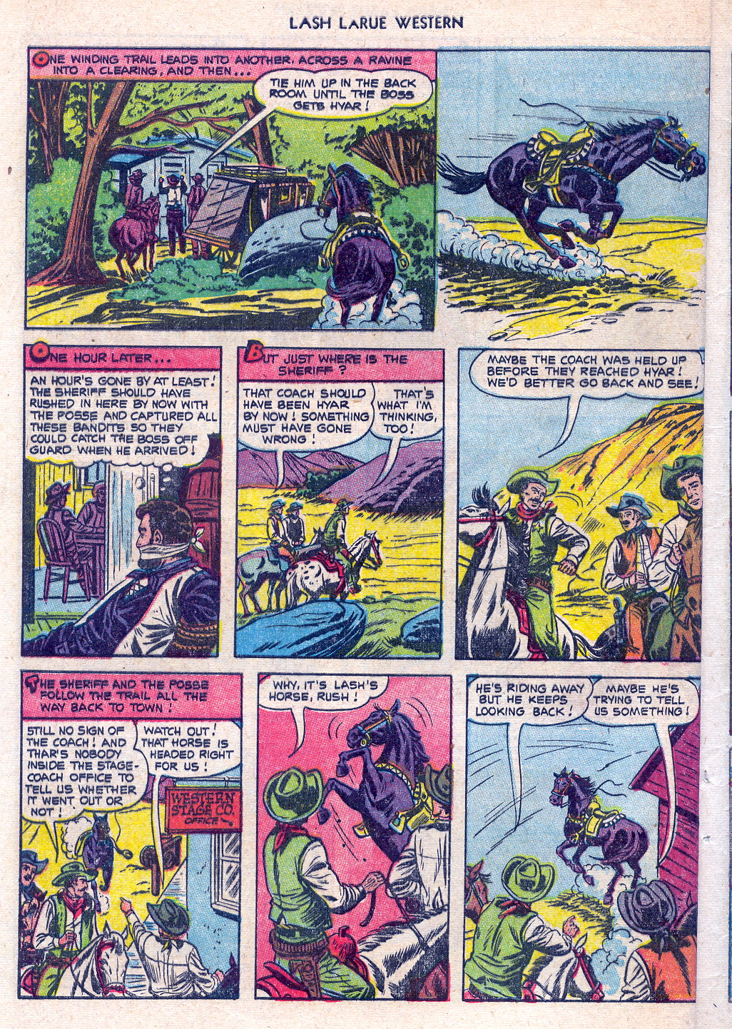 Read online Lash Larue Western (1949) comic -  Issue #45 - 32