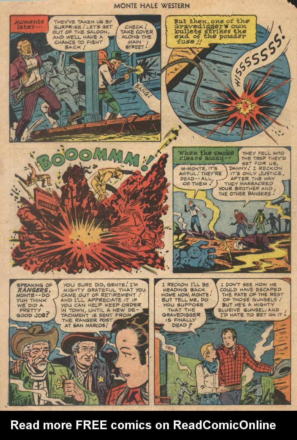 Read online Monte Hale Western comic -  Issue #77 - 34